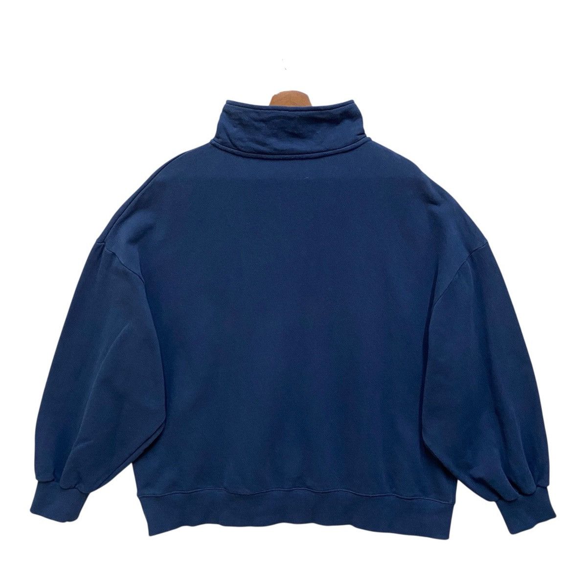 Reebok Reebok Quarter Zip Pullover Boxy Sweatshirt Blue Size 4L Size US XXL / EU 58 / 5 - 5 Thumbnail
