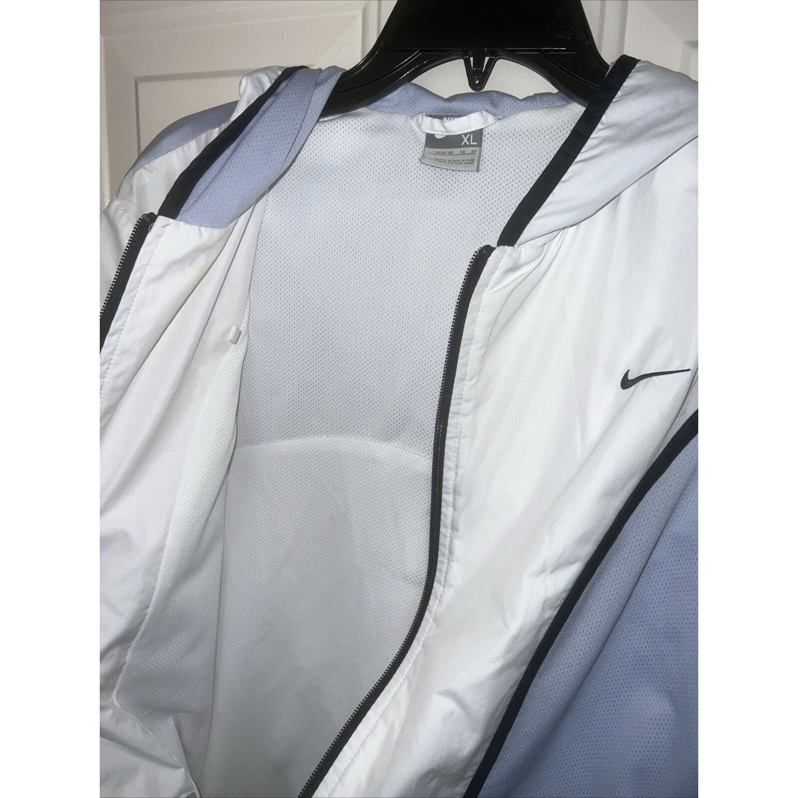 Nike Nike Windrunner Jacket Women's XL Hooded Zip Running White Size XL / US 12-14 / IT 48-50 - 8 Thumbnail