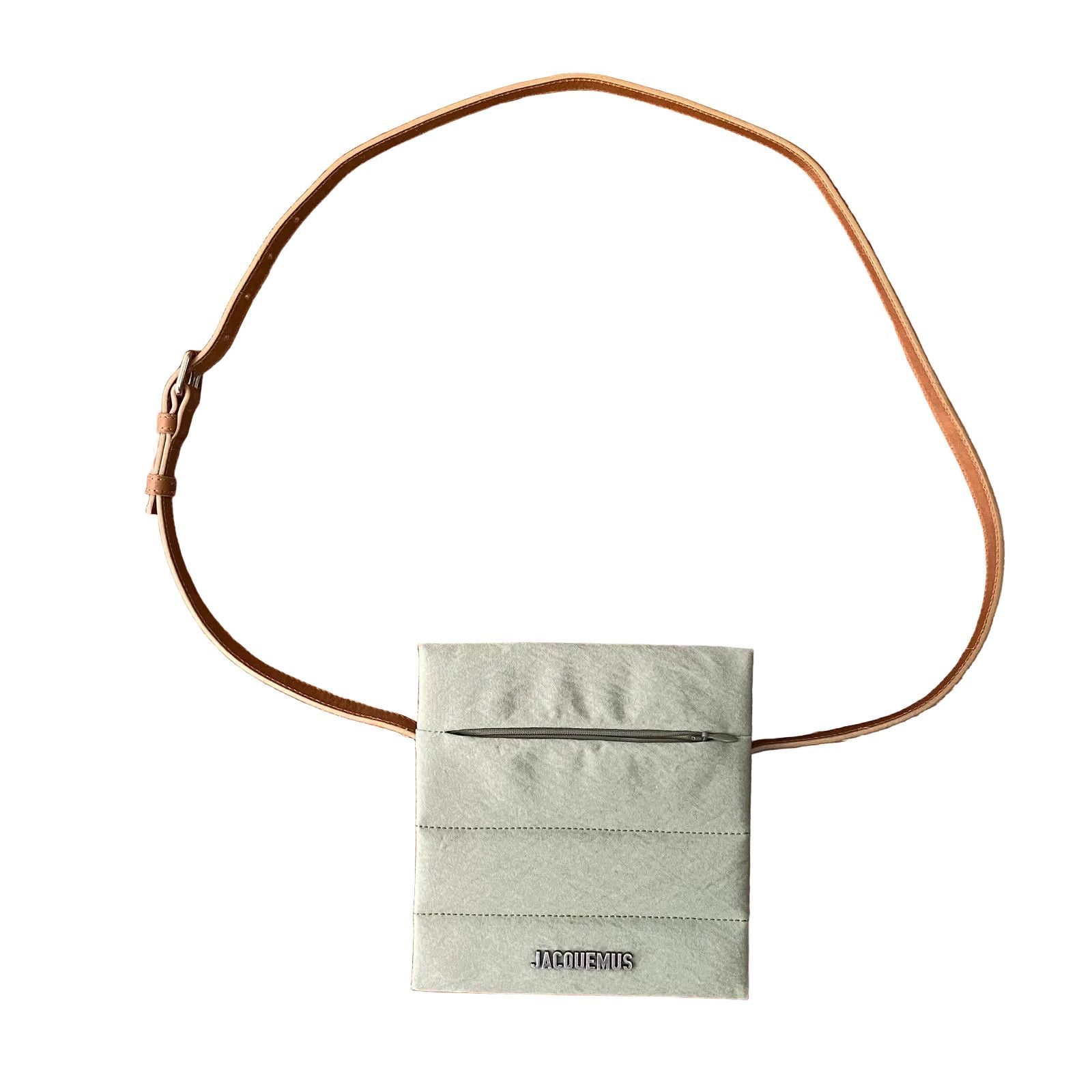 Jacquemus Khaki Le Carre Crossbody Bag Size ONE SIZE - 1 Thumbnail