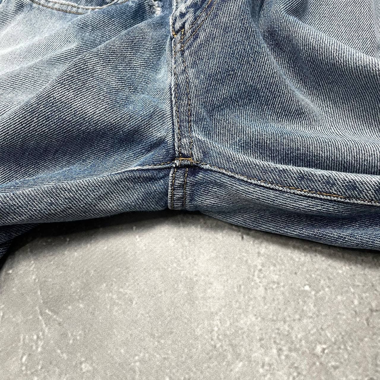 Saint Laurent Paris Saint Laurent D02 Washed Blue Distressed Jeans Skinny Fit Size US 30 / EU 46 - 13 Thumbnail