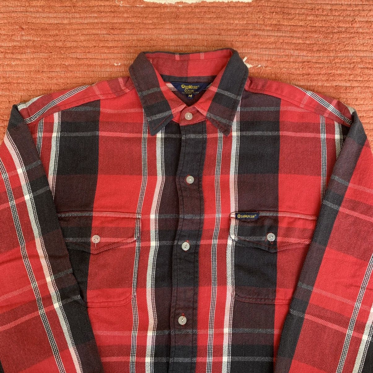 Oshkosh 90’s OshKosh Classic Plaid Plaid Flannel Size US M / EU 48-50 / 2 - 2 Thumbnail