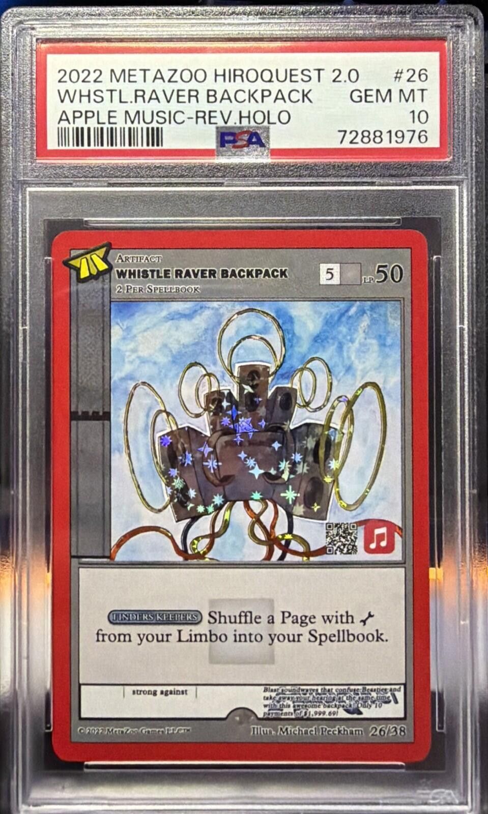 Other Metazoo HiroQuest 2.0 Whistle Raver Backpack 26/38 PSA 10 Size ONE SIZE - 1 Thumbnail