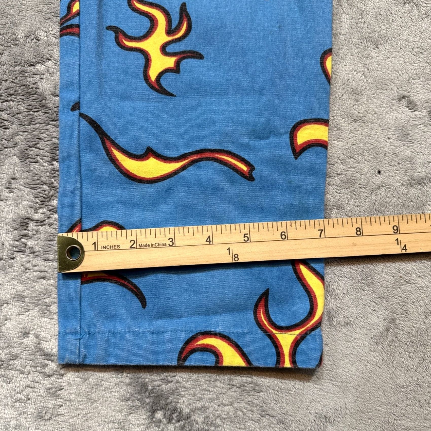 Golf Wang GOLF WANG Flame Pants Mens 28x27 Blue Cotton Tapered Chino Tyler The Creator Size US 28 / EU 44 - 5 Thumbnail