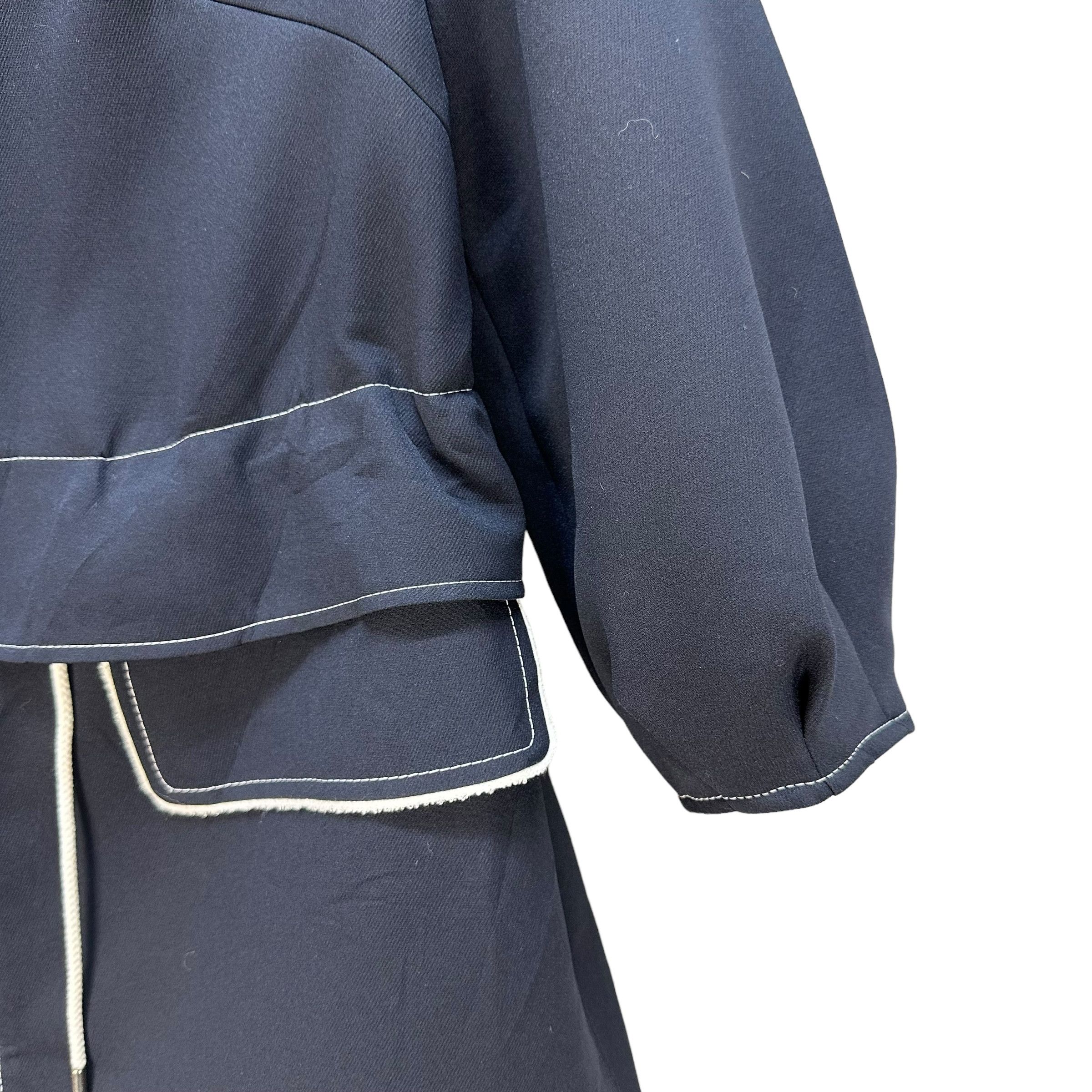 Japanese Brand RENE Japan Hooded Polyester Light Overcoat Jacket #A45-1048 Size S / US 4 / IT 40 - 6 Thumbnail