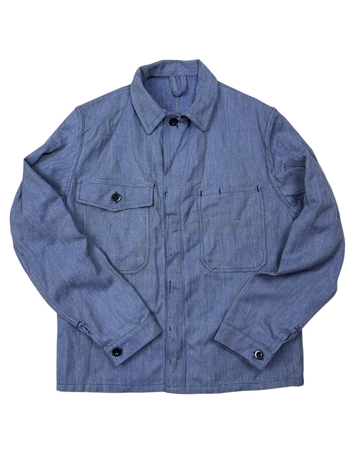Le Laboureur Vintage 60s Sanfor Leber Jacket German Workwear Utility Size US S / EU 44-46 / 1 - 2 Thumbnail