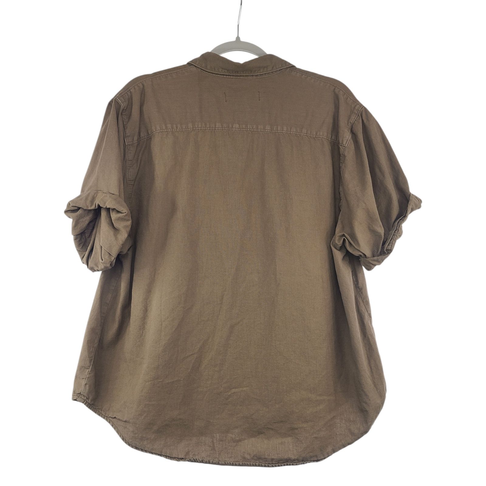 Aritzia Denim Forum Artizia The Jane Shirt Button Front Size Medium Size M / US 6-8 / IT 42-44 - 4 Thumbnail