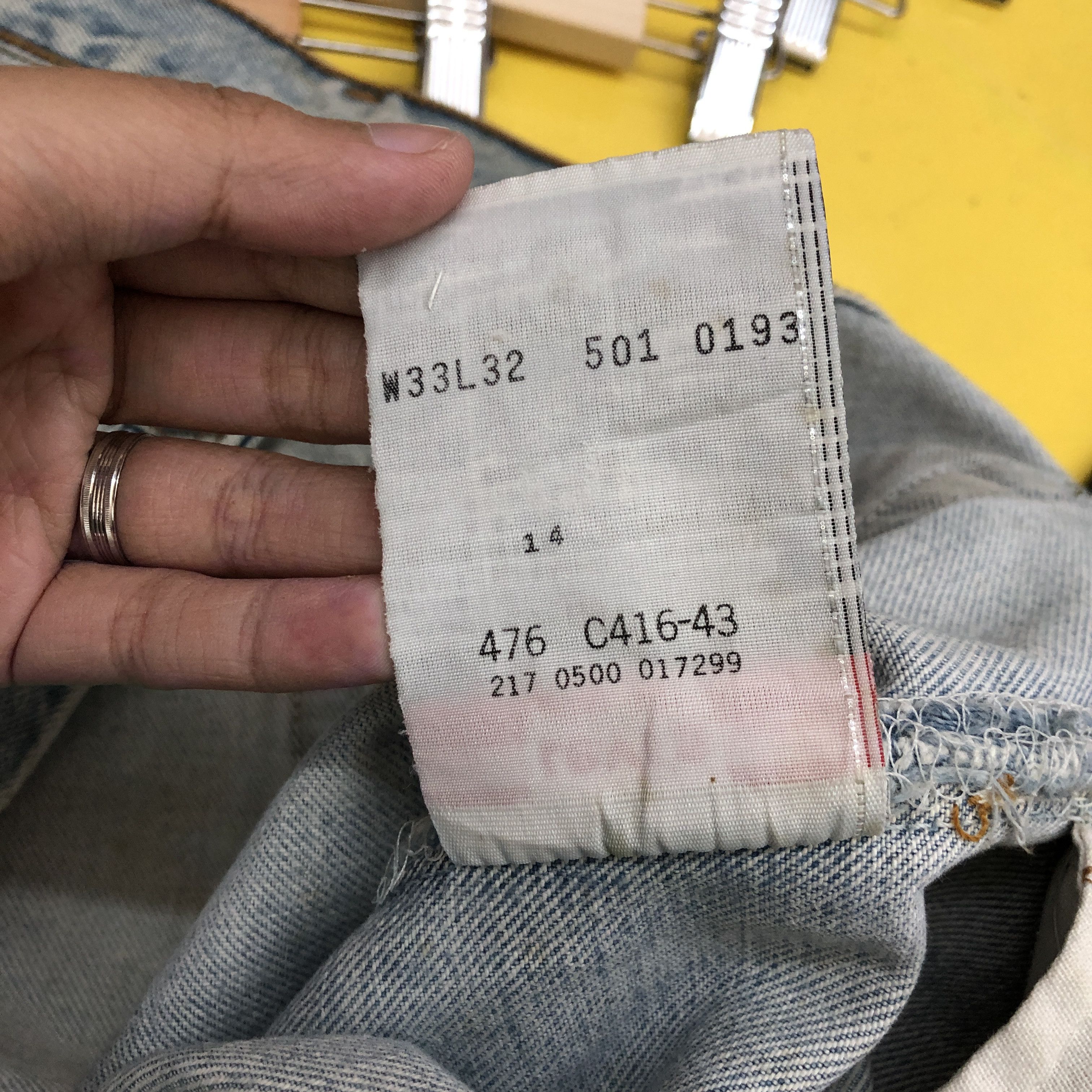 Levi's Vintage Levis 501 Sun Faded Jeans Levi's Light Wash Denim Size US 32 / EU 48 - 9 Thumbnail