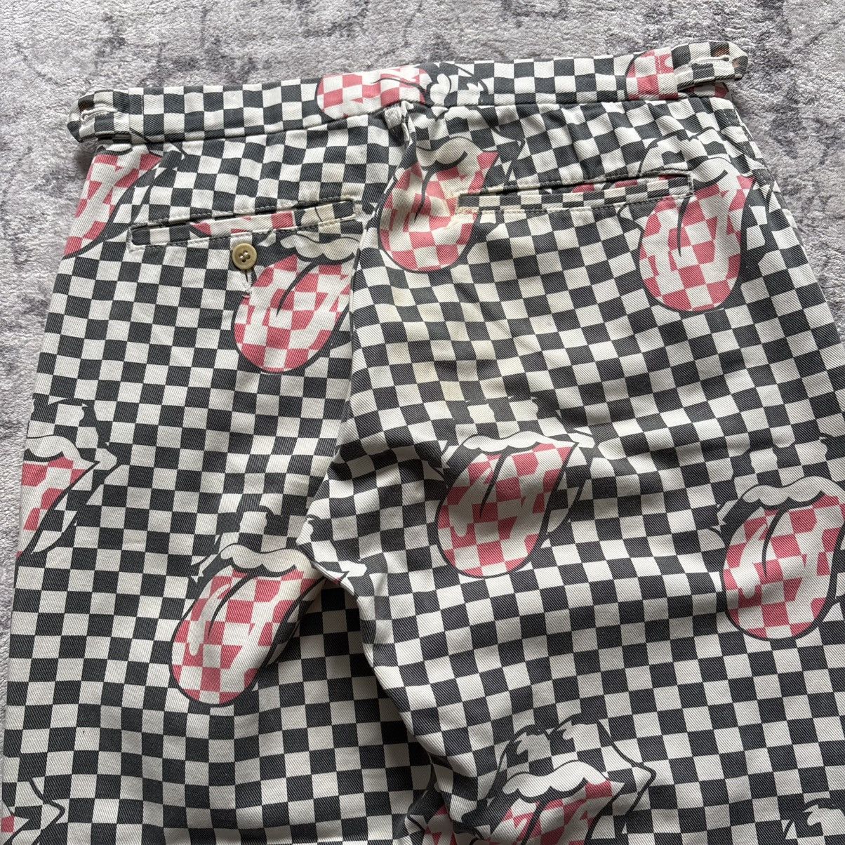Comme des Garcons Homme Plus CDG Homme Plus Rolling Stones Tongue Lips Patchwork Pants Size US 29 - 8 Thumbnail