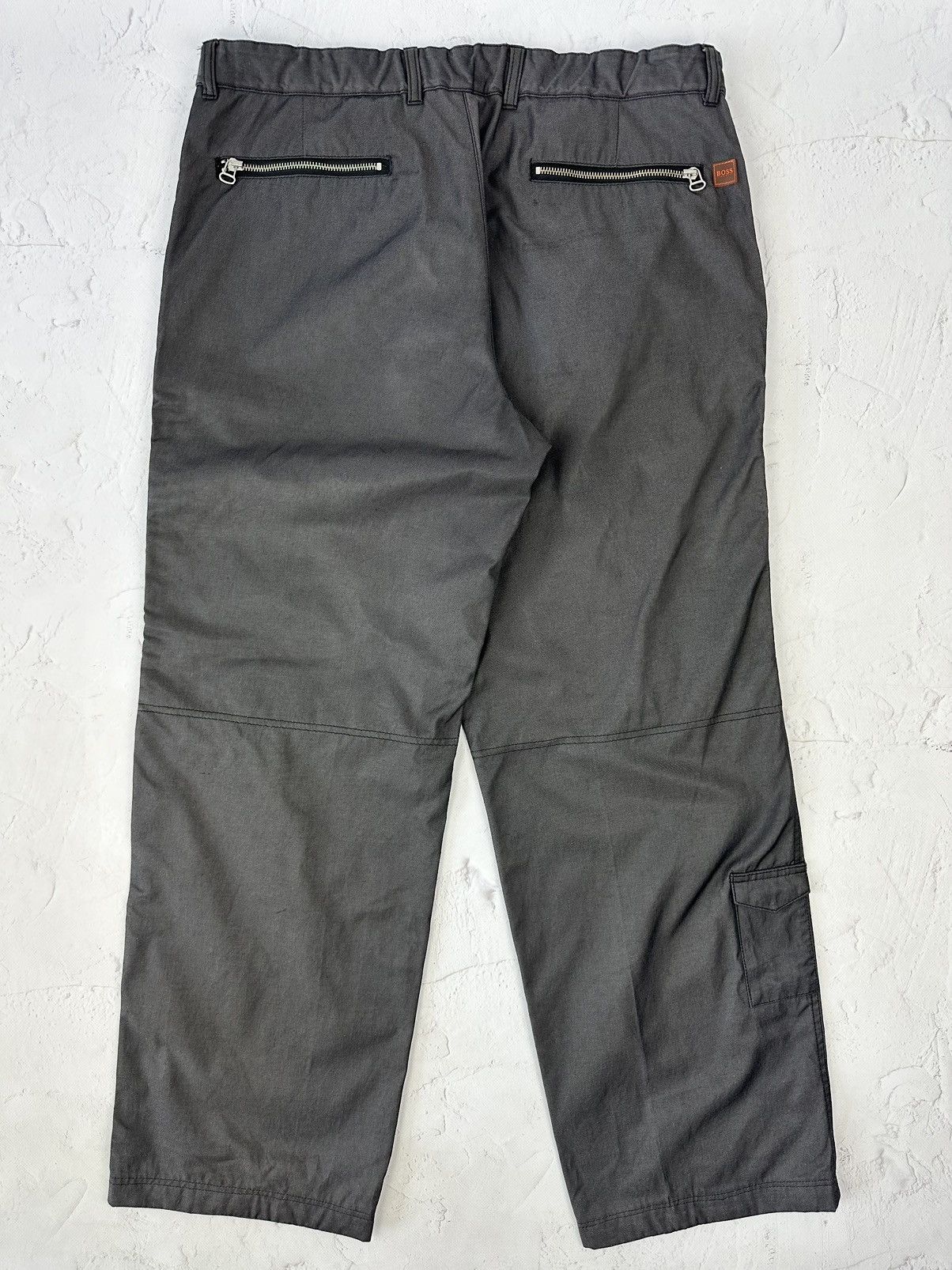 Hugo Boss × Vintage Vintage Hugo Boss Zipper Nylon Pants Size US 34 / EU 50 - 8 Thumbnail
