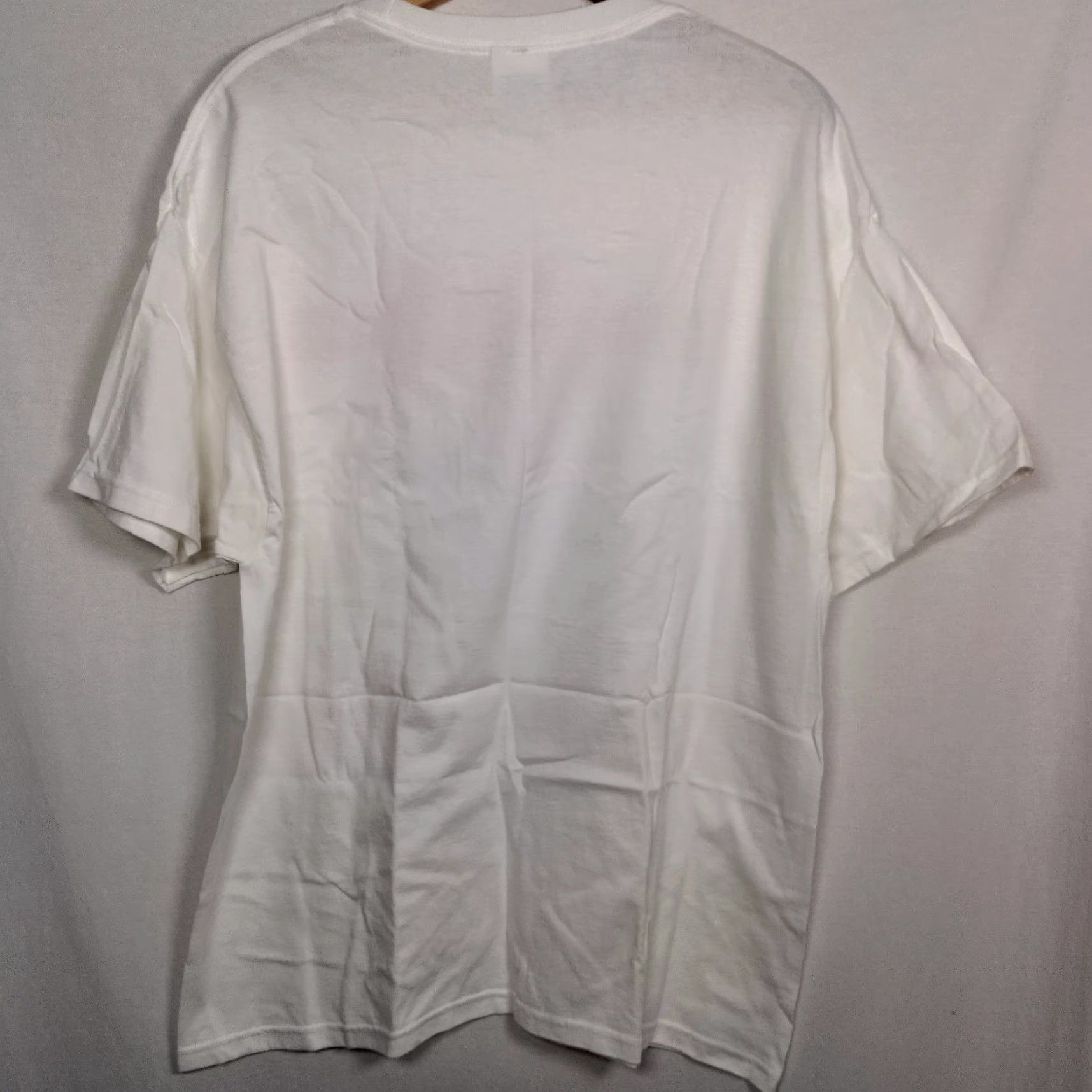 Hanes VINTAGE Budweiser Lager Beer Shirt Men XL White Red Graphic Promo READ Size US XL / EU 56 / 4 - 4 Thumbnail