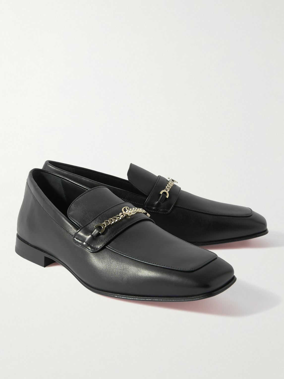 Christian Louboutin o1s1wg111025 Loafers in Black Size US 7 / EU 40 - 2 Thumbnail