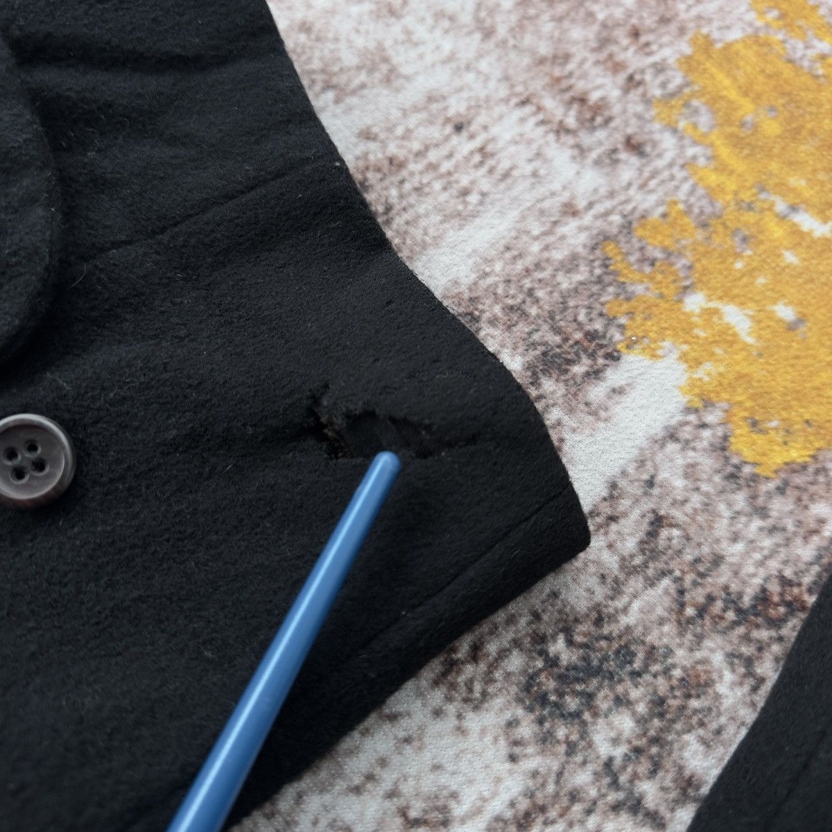 C.P. Company VINTAGE C.P. COMPANY BLACK WOOL OVERCOAT VERY RARE Size US XXL / EU 58 / 5 - 20 Thumbnail