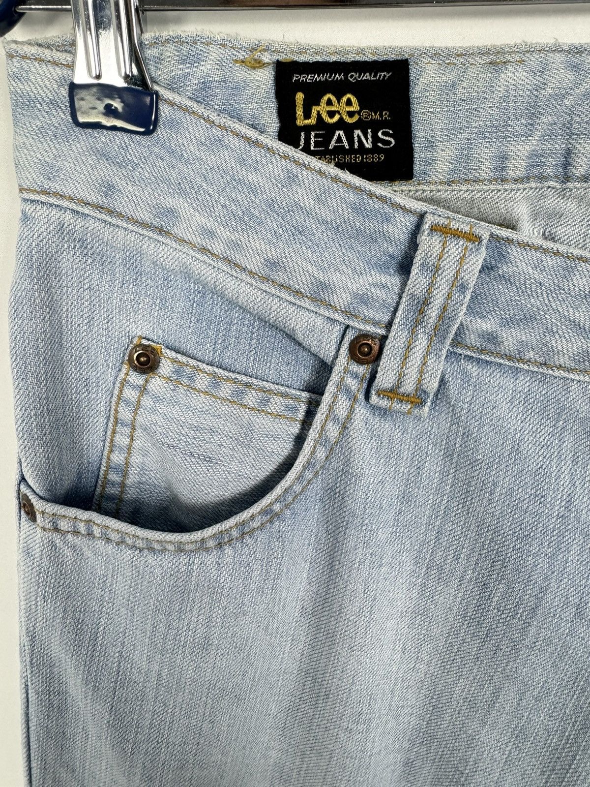 Lee Vintage Y2K 00s Lee Felton Flare Light Wash Denim Jeans Size US 29 - 8 Thumbnail