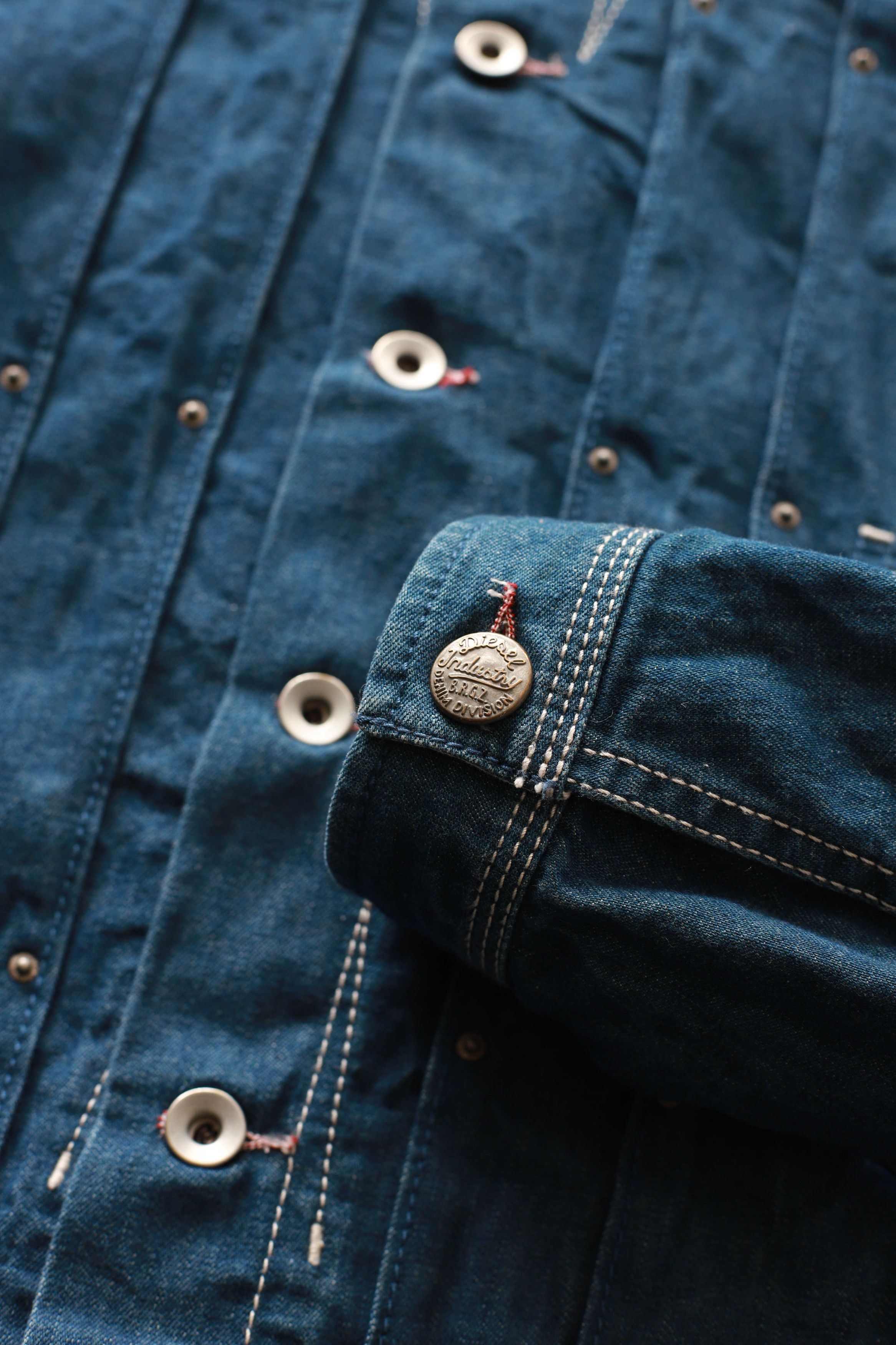 Diesel Men's Long Sleeve Juzicon Denim Jacket In Blue Denim Size US L / EU 52-54 / 3 - 13 Thumbnail