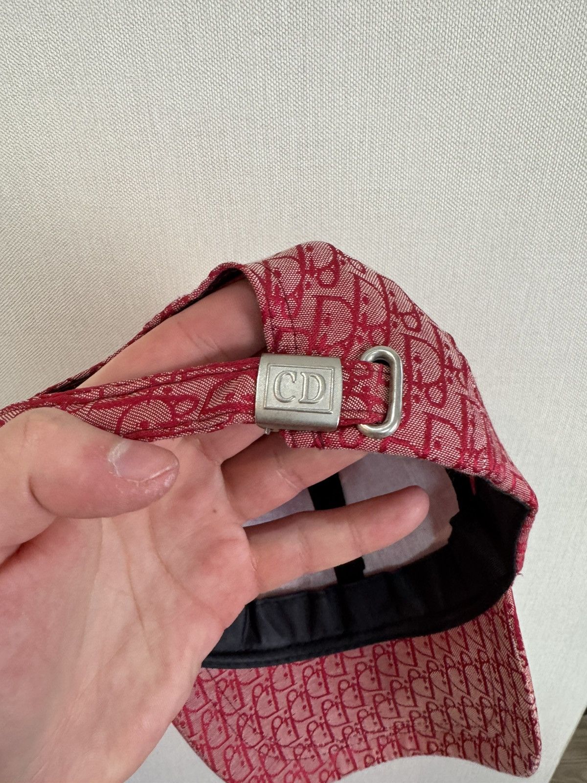Christian Dior Monsieur Christian Dior Monogram Vintage 90s Red Hat Cap Size ONE SIZE - 7 Thumbnail