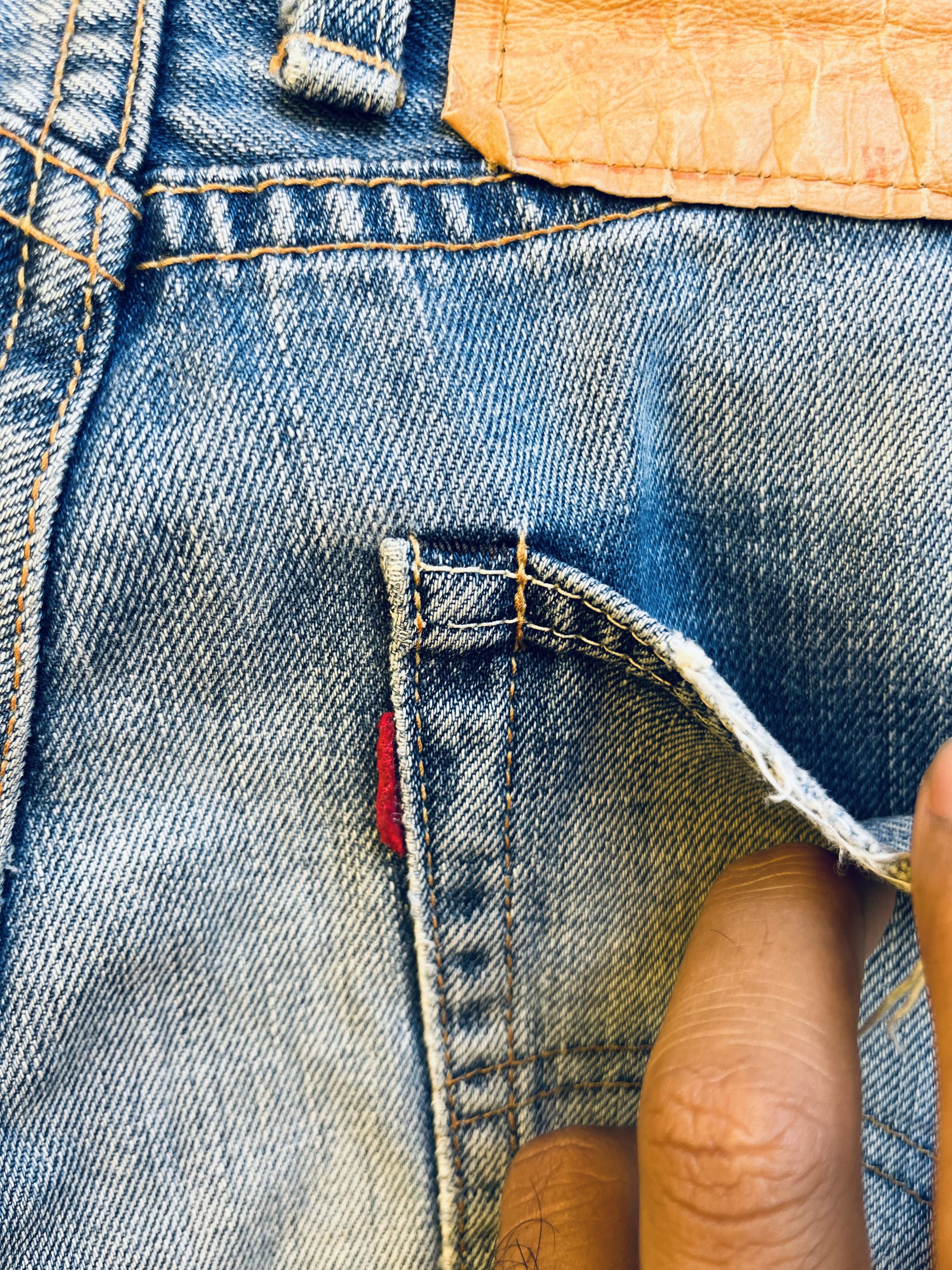 Levi's Vintage Clothing × Vintage Vintage Levis Big E Selvage Designed Fashion Style Size US 33 - 16 Thumbnail