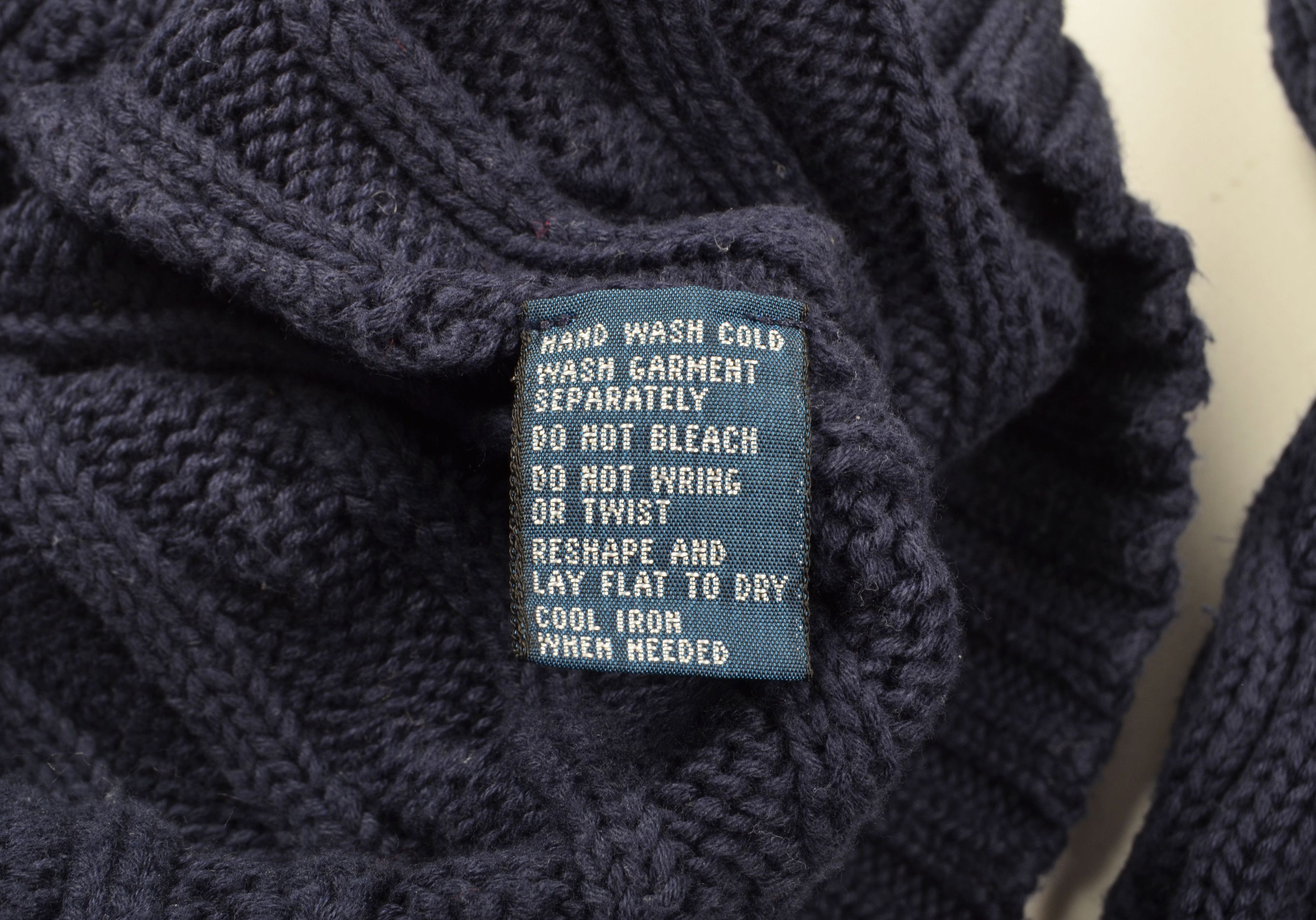 Polo Ralph Lauren Polo Ralph Lauren Cable Knit Blue Cotton Cardigan Size US S / EU 44-46 / 1 - 5 Thumbnail