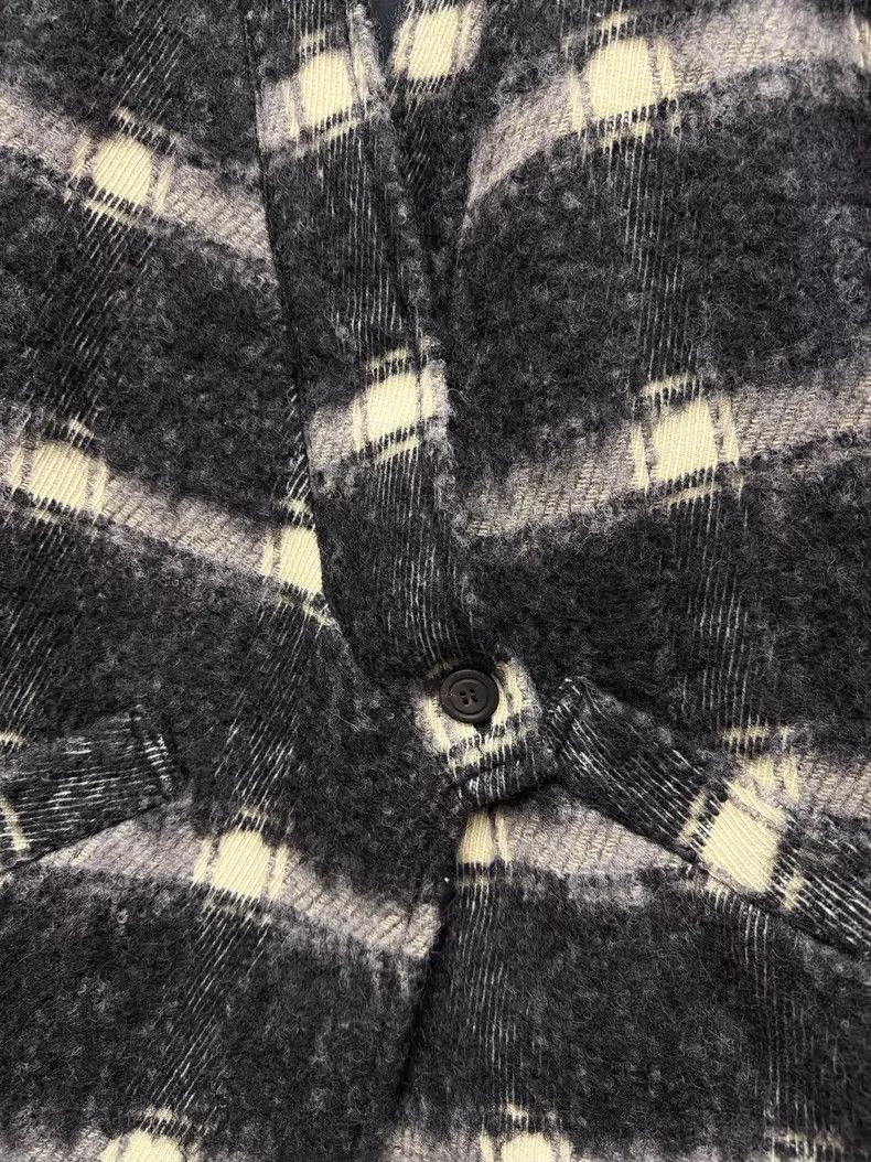 Issey Miyake Issey Miyake Black and white wool blended coat Size M / US 6-8 / IT 42-44 - 2 Thumbnail