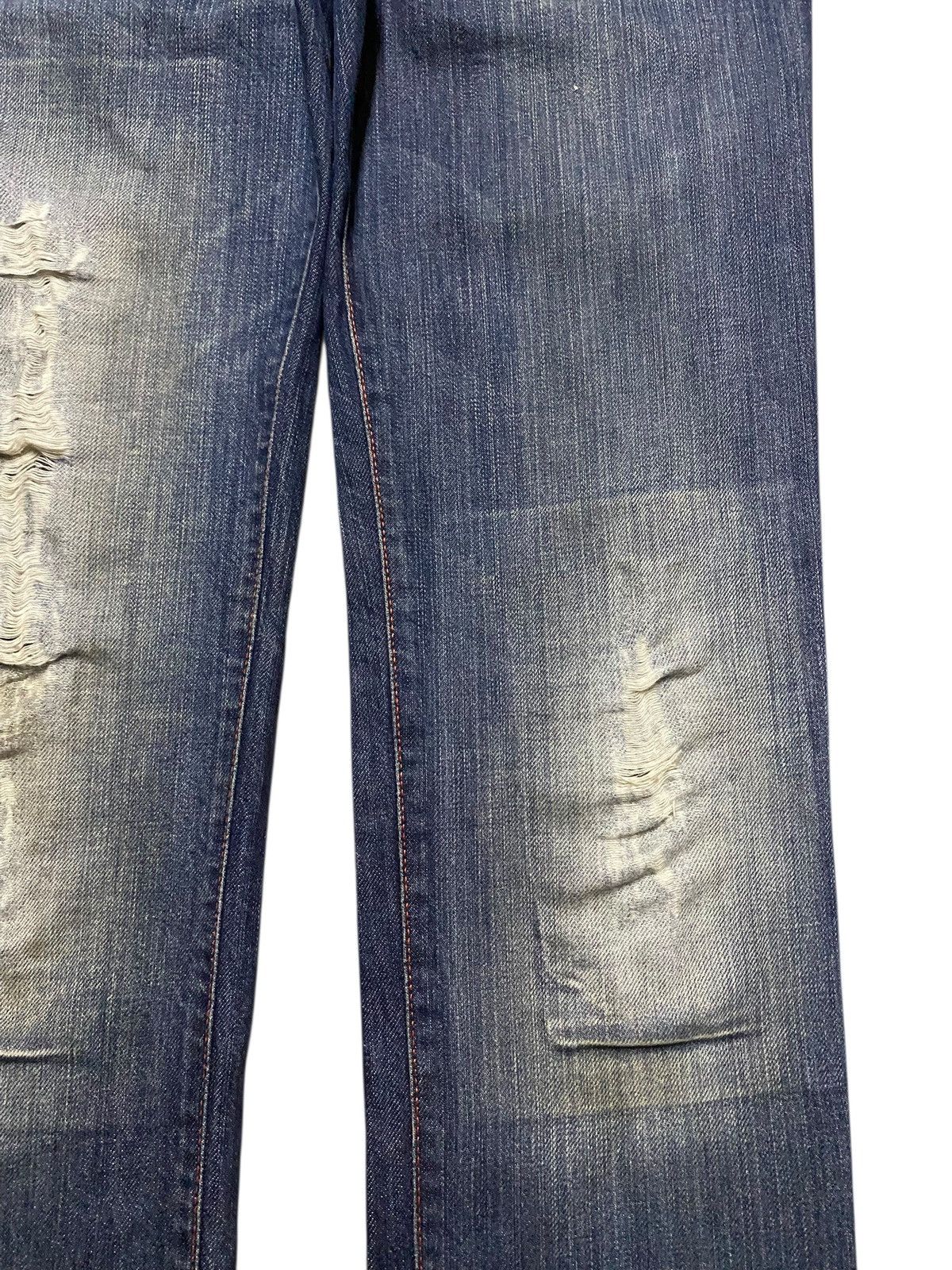 Diesel Black Gold Vintage Diesel Matic Wash Rhinestone Punk Style Skinny Jeans Size 31" - 8 Thumbnail