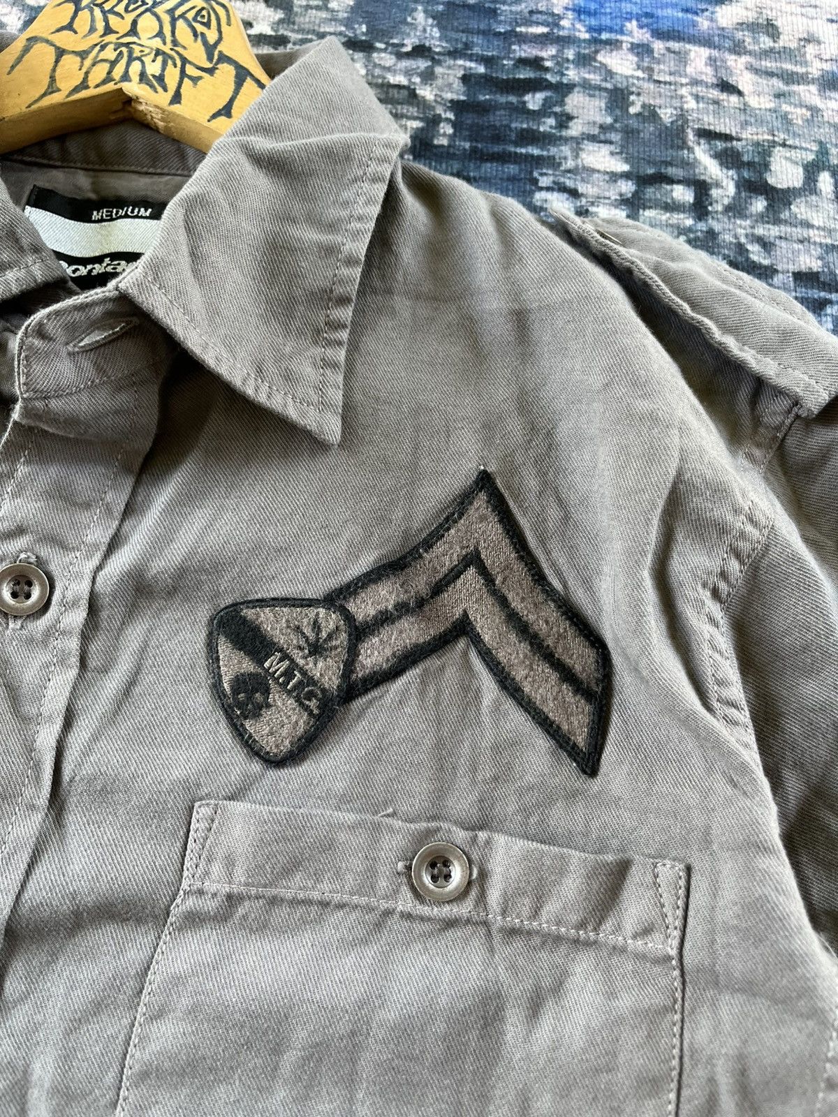 Japanese Brand × Montage RARE MONTAGE MILITARY STYLE POCKET SHIRT BUTTON UP Size US M / EU 48-50 / 2 - 3 Thumbnail