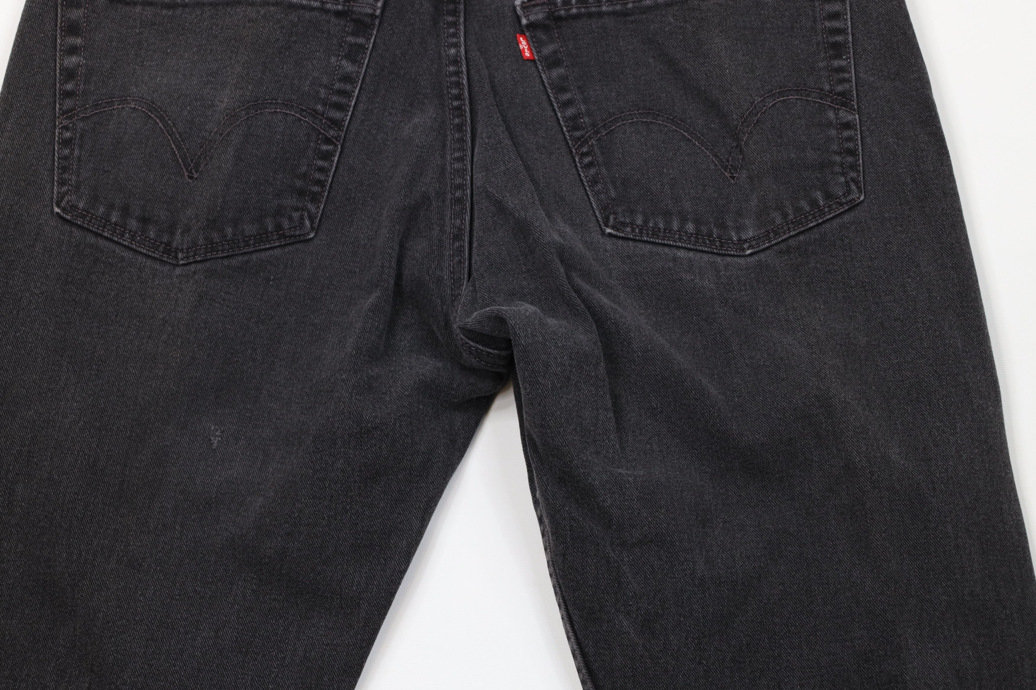 Levi's Vintage Y2K 2003 Levis 505 Regular Straight Leg Jeans Black Size US 38 / EU 54 - 11 Thumbnail