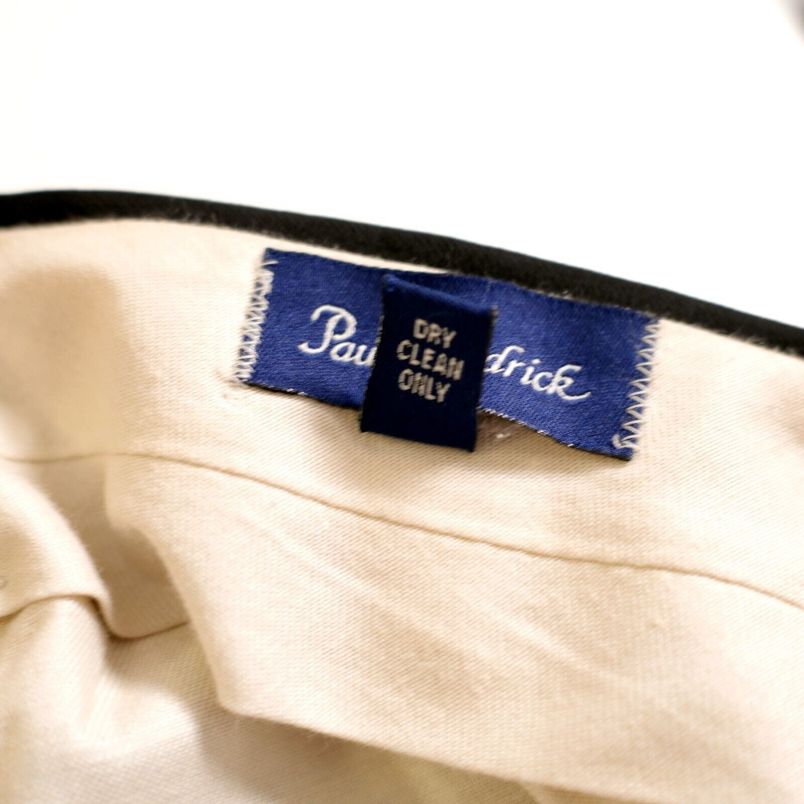 Paul Fredrick Paul Fredrick Wool Black Pleated Cuffed High Rise Dress Pant Size 36R - 6 Thumbnail