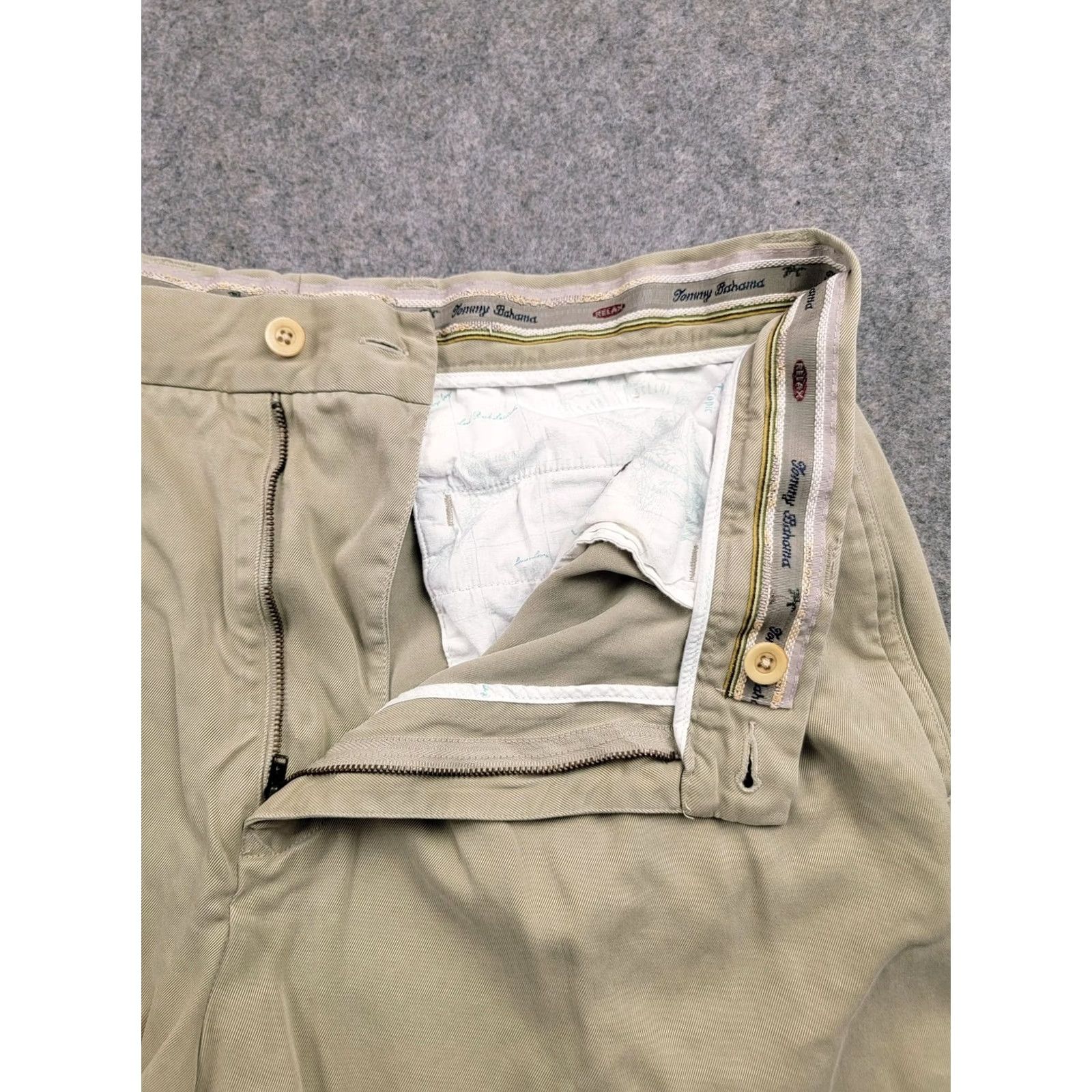 Tommy Bahama Tommy Bahama Pants Mens 36x27 Silk Pleated Dress Casual Lightweight Khaki Beige Size US 36 / EU 52 - 4 Thumbnail