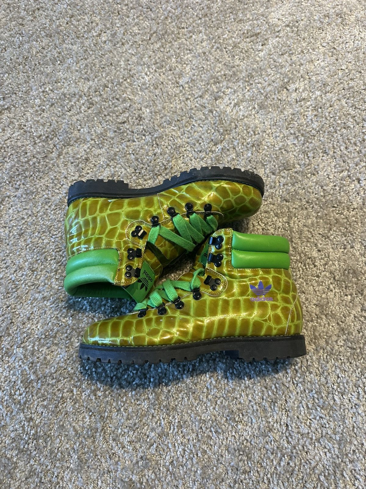 adidas gazelle silver green womens Midnight Gator Knitted Soccer Cleats | Black and Gold Shoes for Men Black/Gold / Youth main image 0