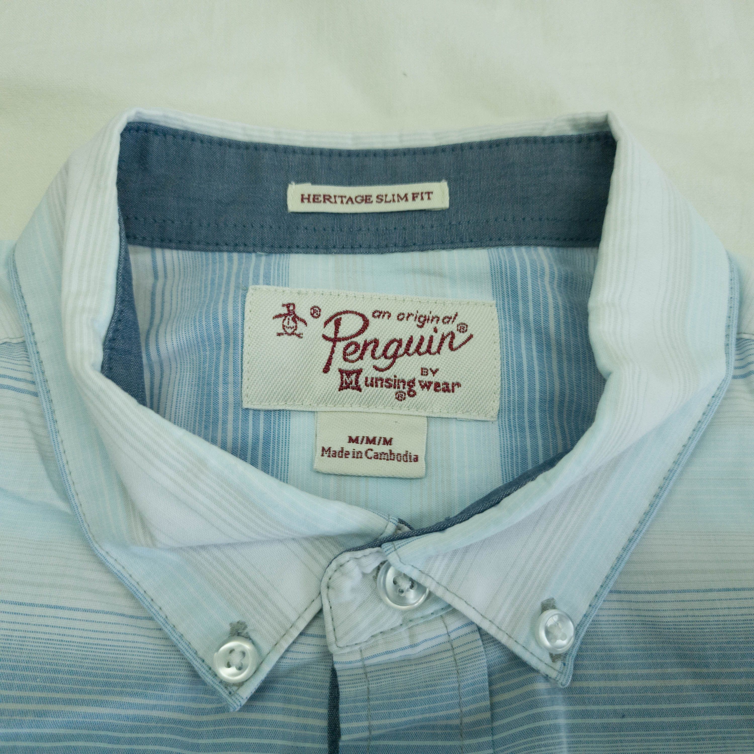 Original Penguin PENGUIN SHIRT SHORT SLEEVE COTTON POLYESTER SIZE M EXCL Size US M / EU 48-50 / 2 - 6 Thumbnail