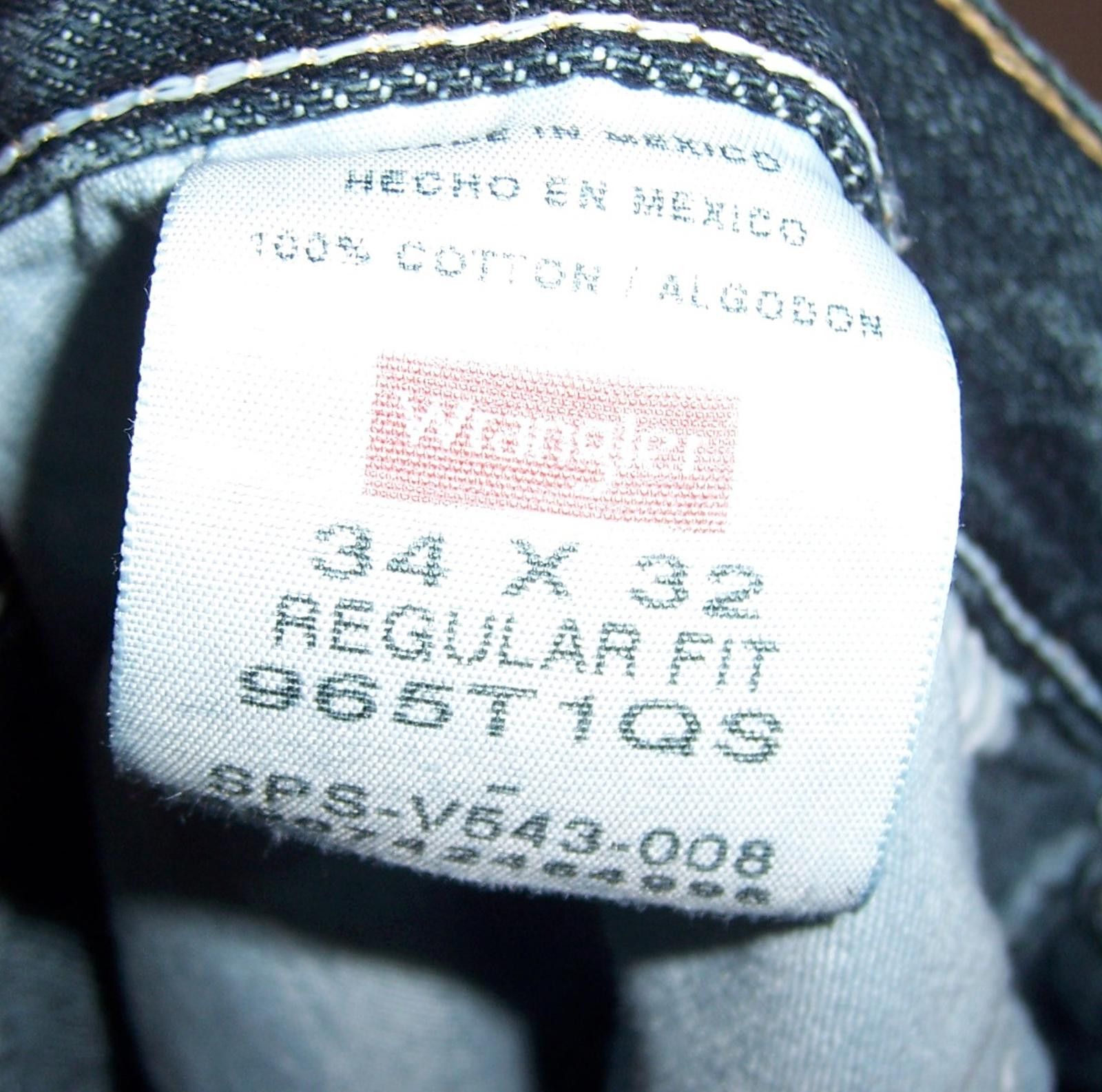 Wrangler Wrangler Men's Hero Originals Regular Fit Denim Jeans- 34x32 Size US 34 / EU 50 - 4 Thumbnail