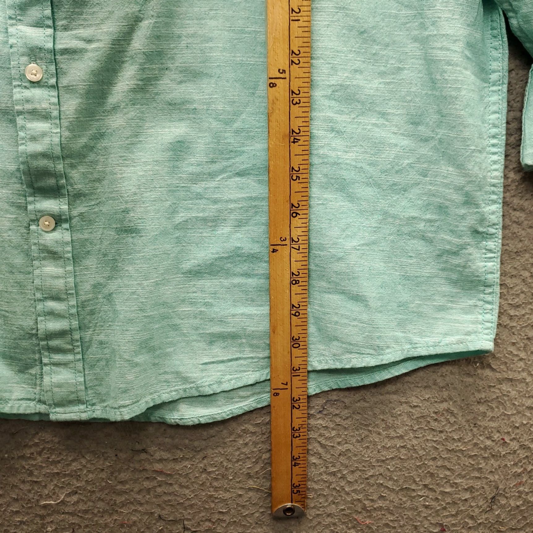 Vintage St. John's Bay Casual Shirt Mens XXL Green Classic Fit Long Sleeve Button-Up Size US XXL / EU 58 / 5 - 3 Thumbnail