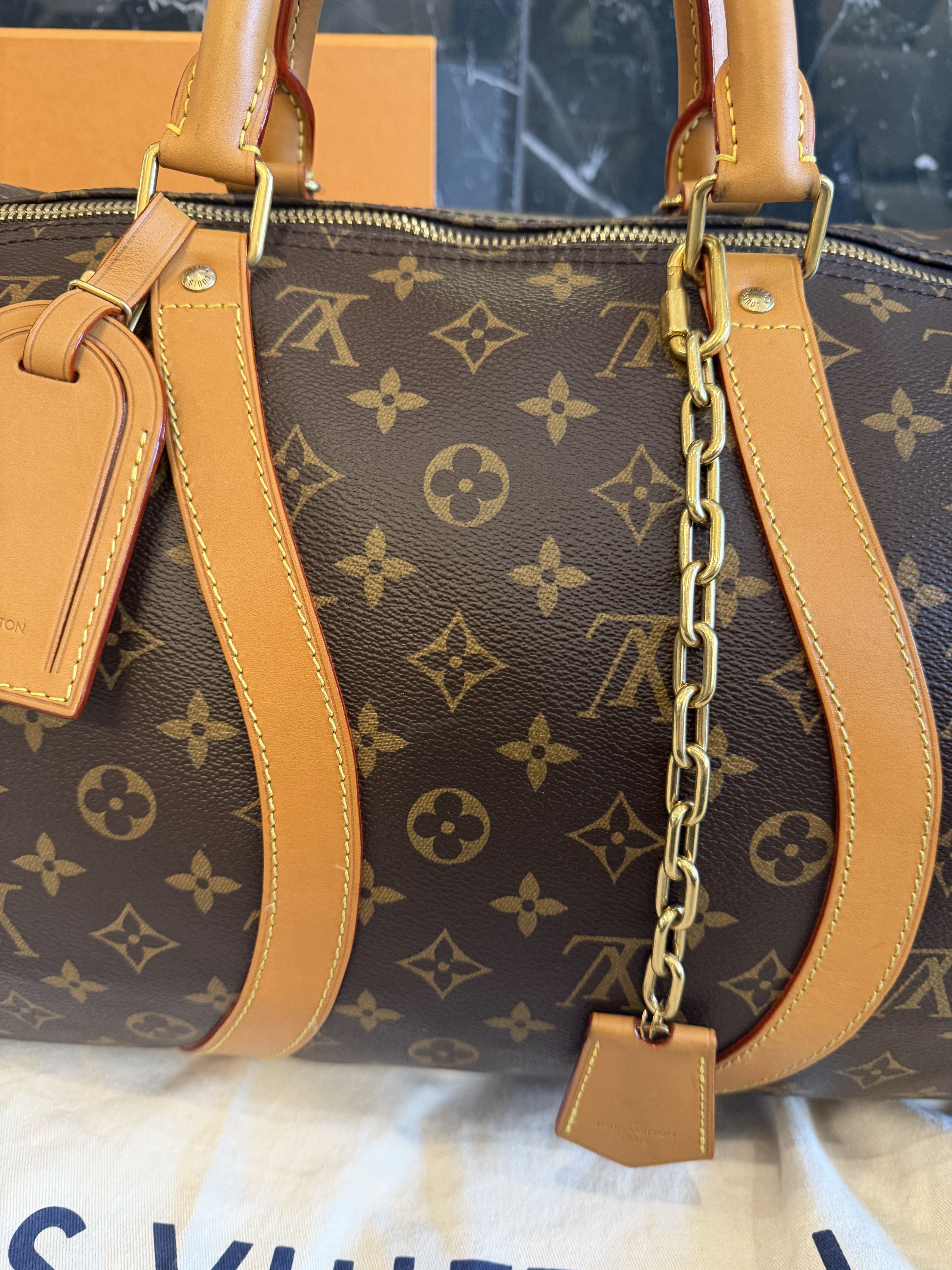 Louis Vuitton Louis Vuitton Virgil Abloh "wavy" Keepall 50 M44880 Size ONE SIZE - 11 Thumbnail
