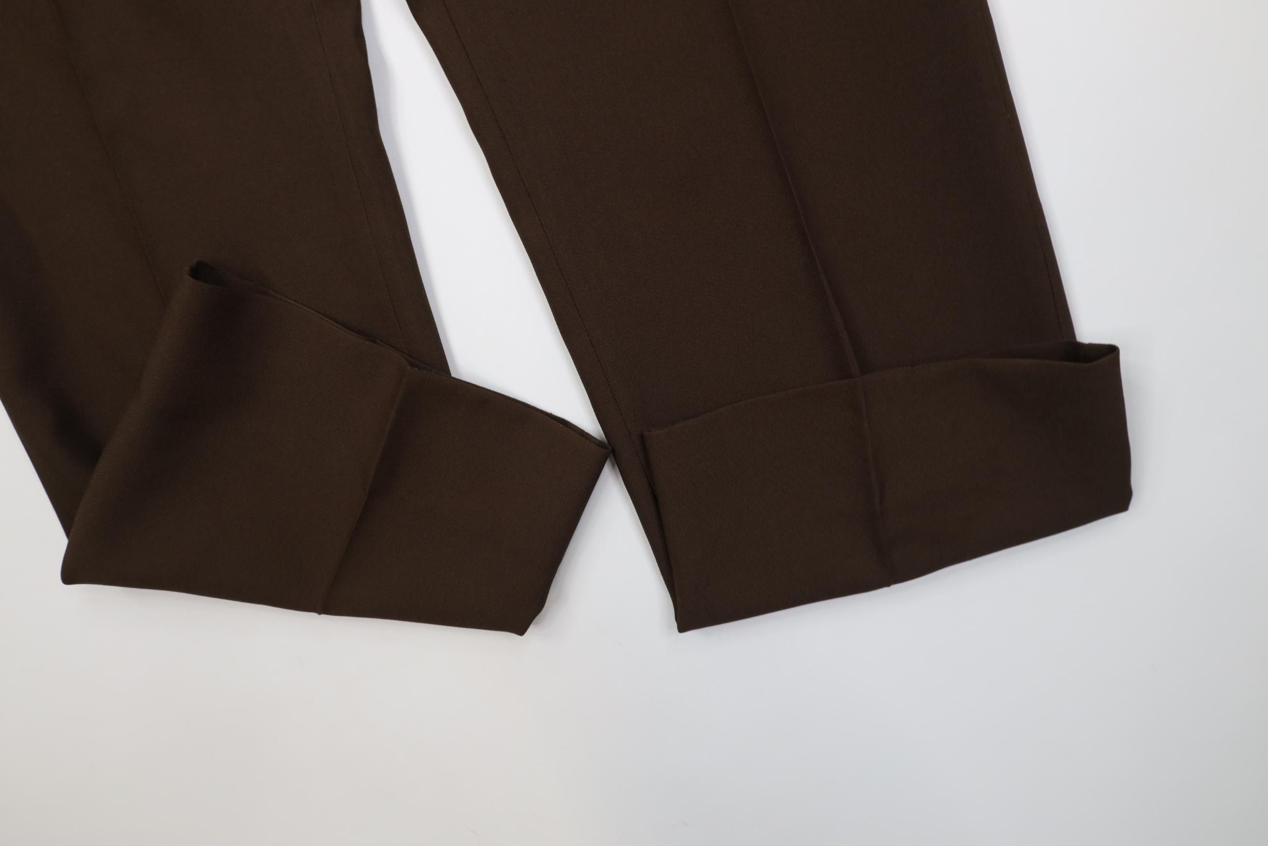 Vintage Vintage 70s Streetwear Bell Bottoms Chino Pants Brown USA Size US 34 / EU 50 - 4 Thumbnail