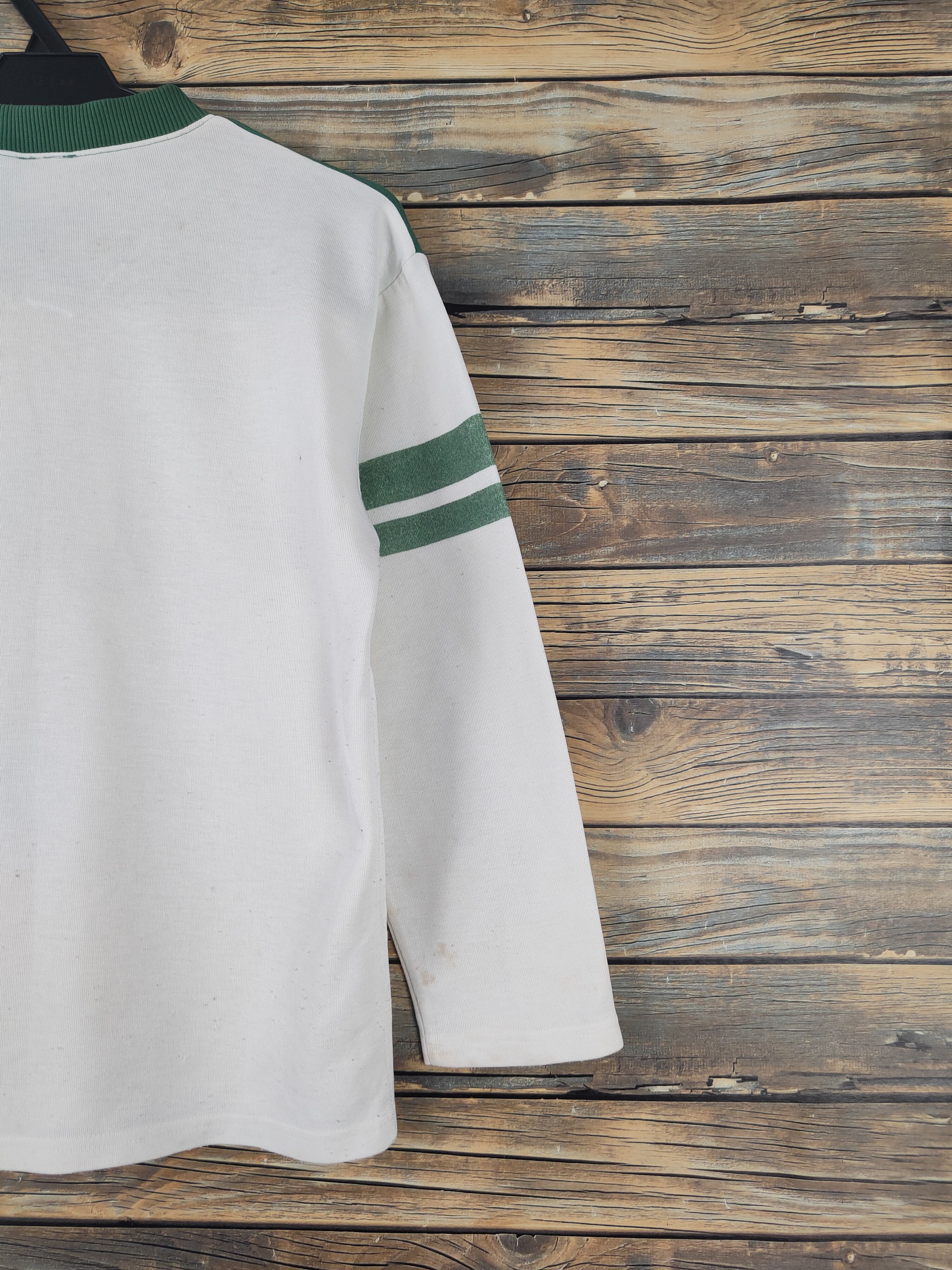 Converse DL Converse Green Ivory Long Sleeve T-shirts #643 Size US S / EU 44-46 / 1 - 9 Thumbnail