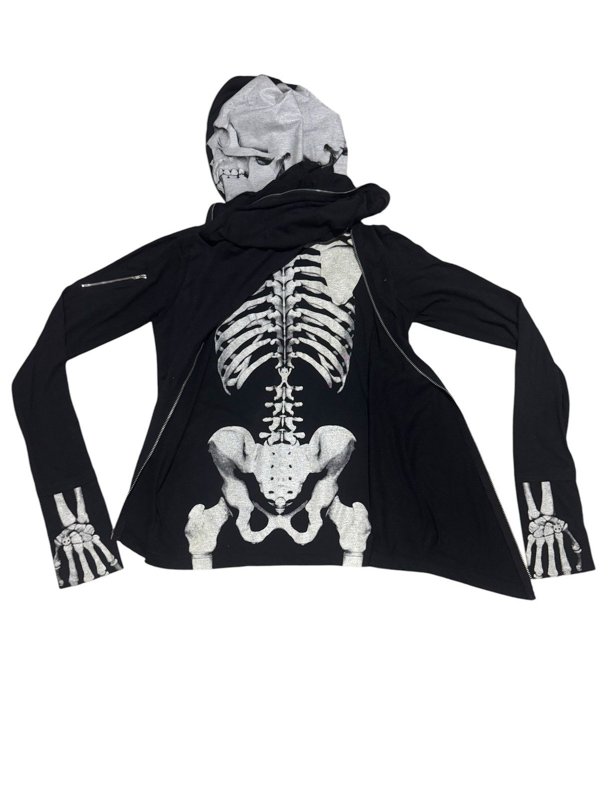 PPFM RARE! Triple Zip Skeleton Glow In Dark Punk Sedation Jacket Size US M / EU 48-50 / 2 - 1 Thumbnail