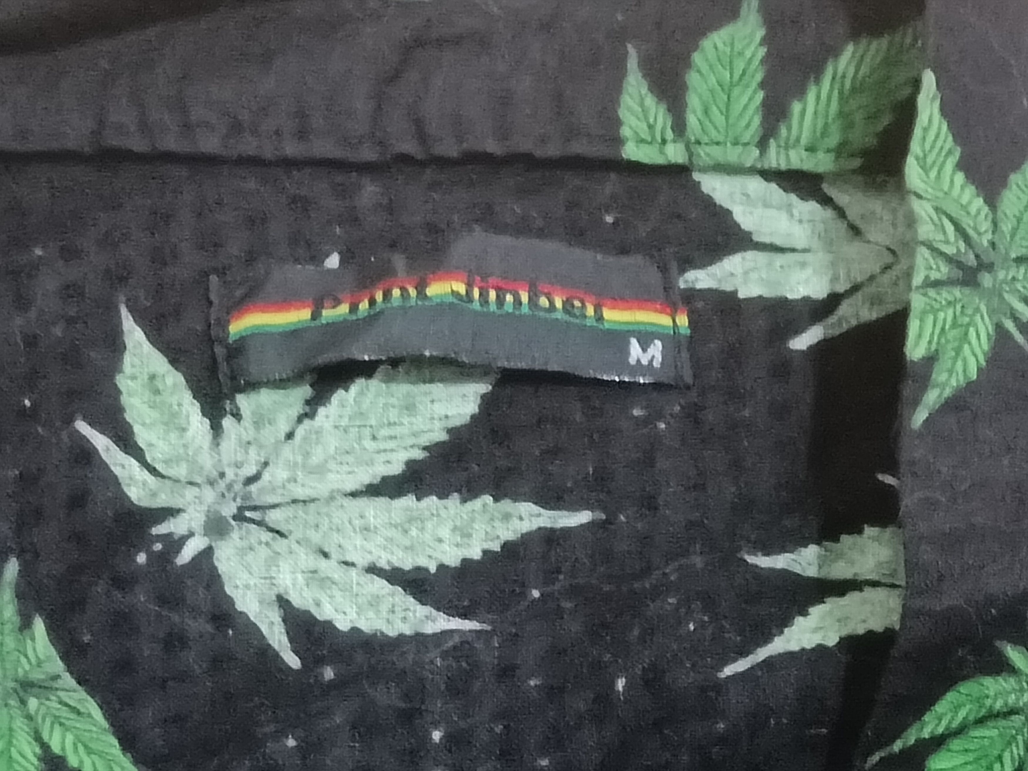 Japanese Brand MARIJUANA OVERPRINT BONDAGE KIMONO Size US M / EU 48-50 / 2 - 2 Thumbnail