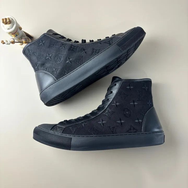 Louis Vuitton Louis Vuitton Tattoo Monogram High-Top Sneakers -2508 Size US 8.5 / EU 41-42 - 6 Thumbnail