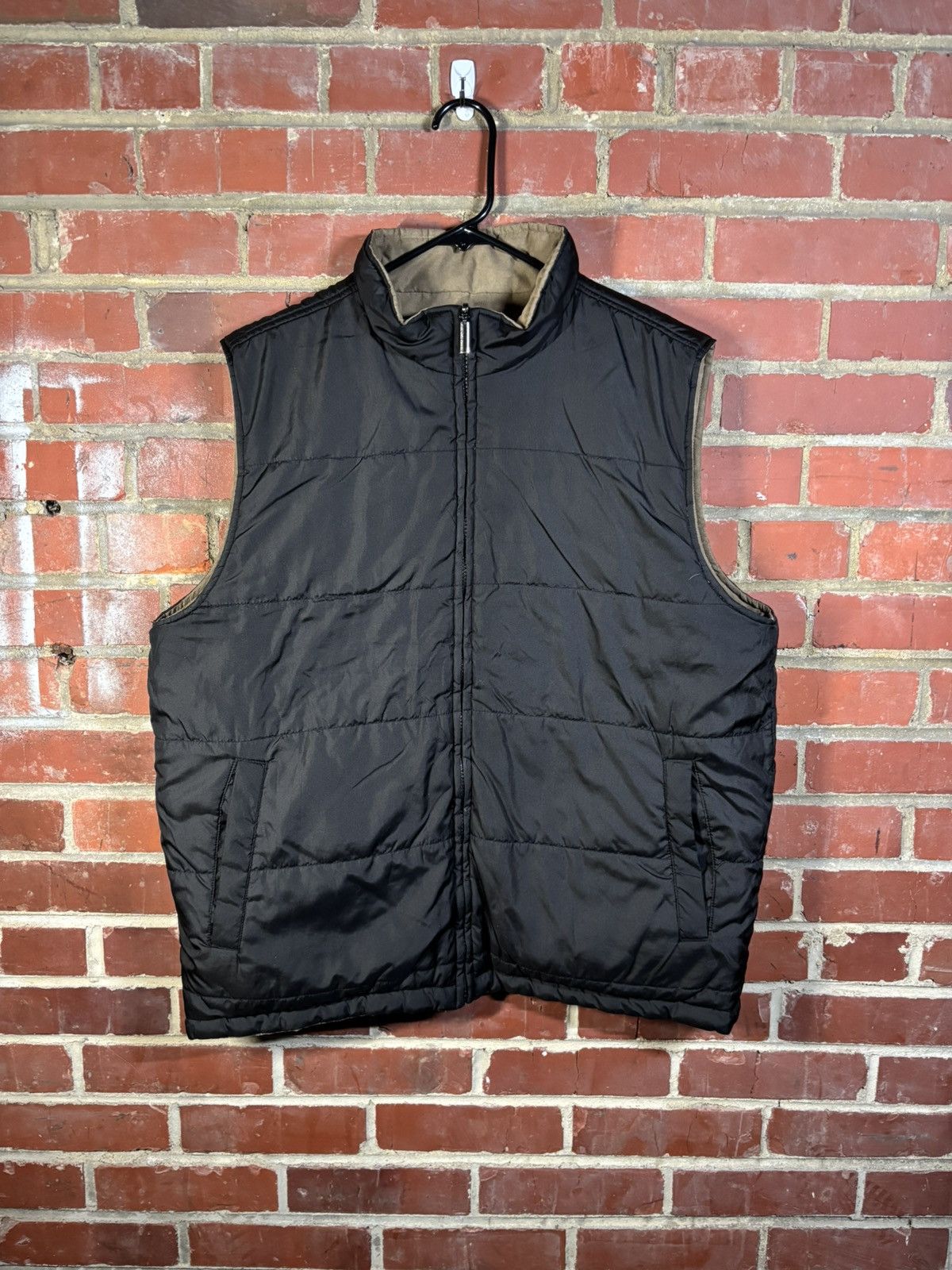 Johnston & Murphy Johnston & Murphy Vest Reversible Puffer Style Suede Like XL Size US XL / EU 56 / 4 - 4 Thumbnail