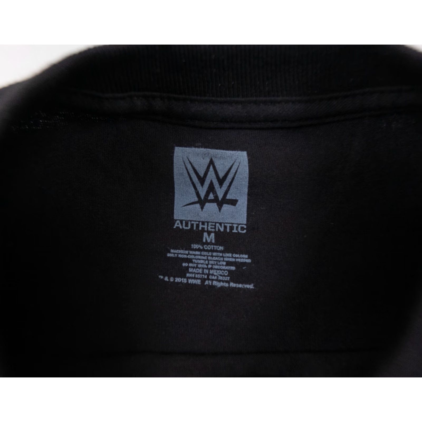 Vintage WWE 2015 Wrestlemania T-Shirt Adult Medium Black Short Sleeve Graphic Mens Size US M / EU 48-50 / 2 - 5 Thumbnail