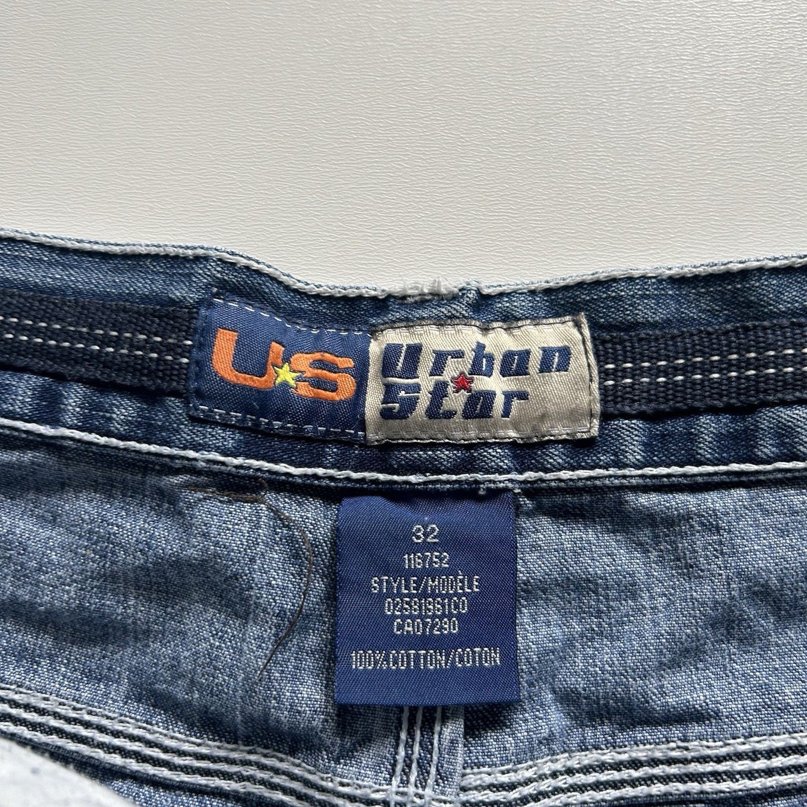 Vintage Vintage Y2K Jean Shorts Jorts Size 32 Blue Denim Carpenter Size US 32 / EU 48 - 4 Thumbnail