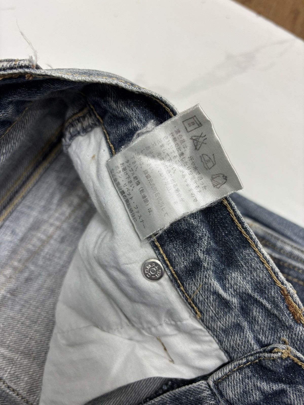 Japanese Brand × Kapital Vintage Double Knee Jeans Multi Pocket Free Gate Distressed Size US 30 / EU 46 - 11 Thumbnail