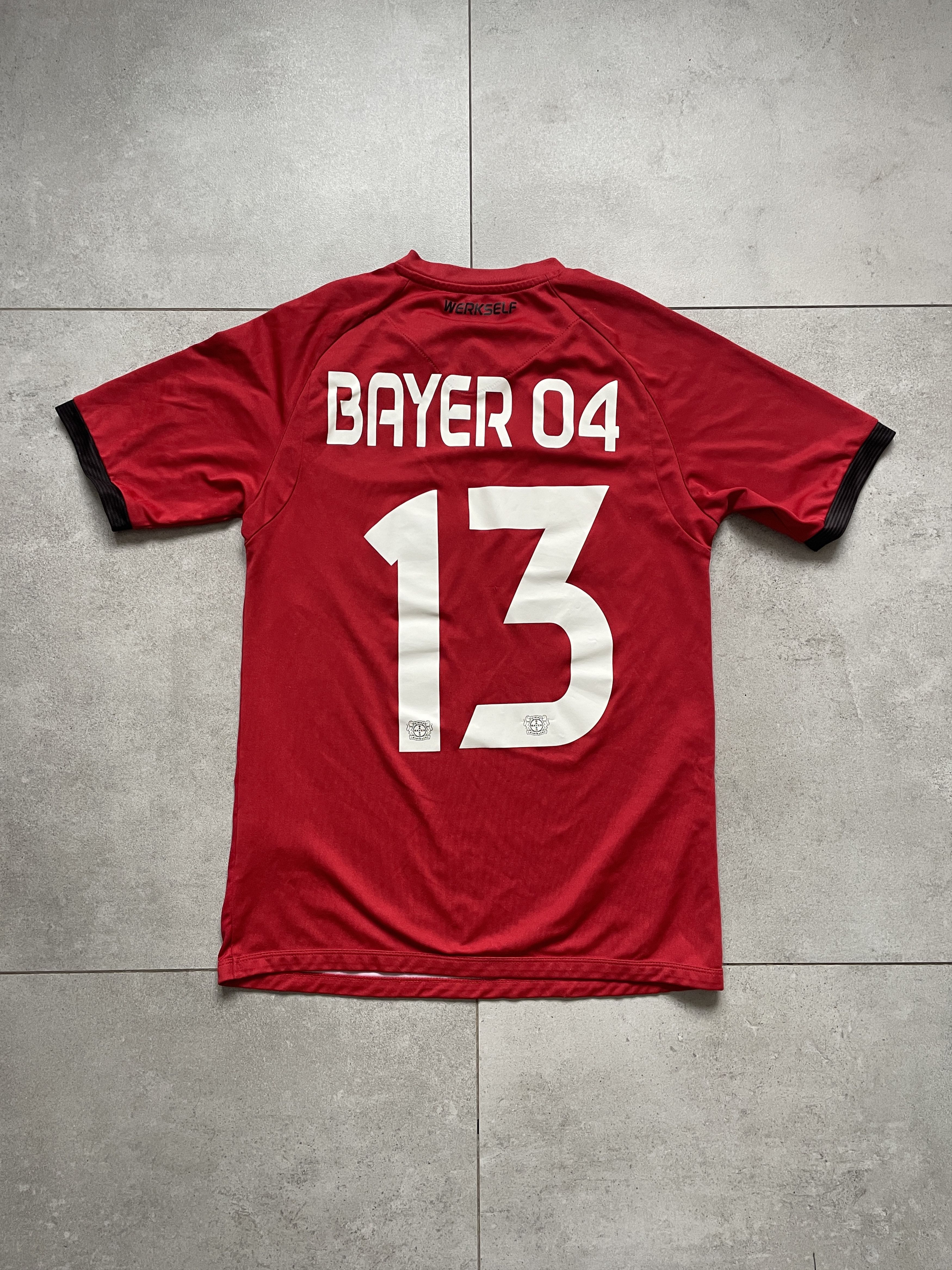 Adidas JAKO BAYER LEVERKUSSEN 04 2017 BLOKECORE SOCCER JERSEY Size US S / EU 44-46 / 1 - 9 Thumbnail