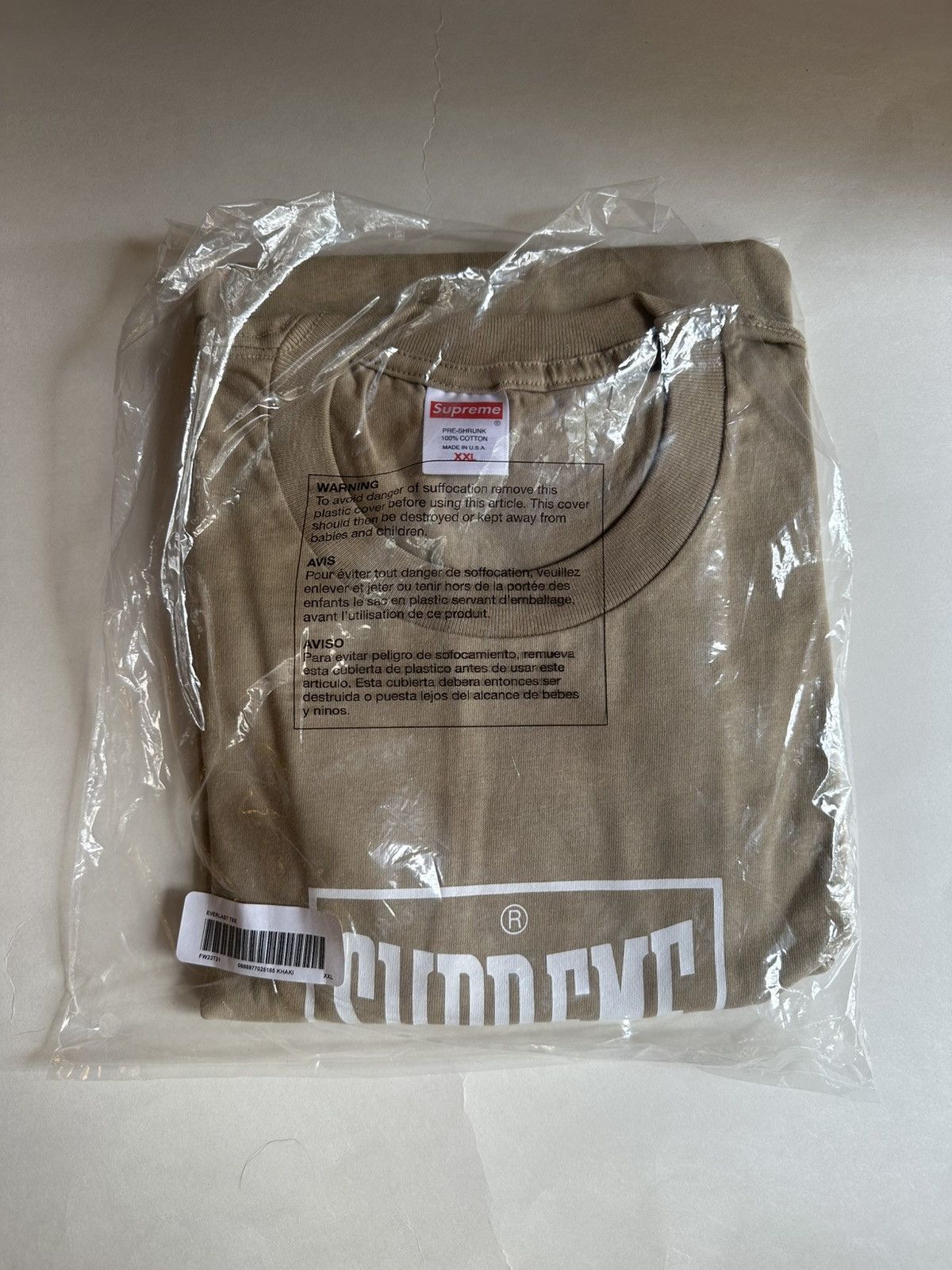 Supreme Supreme Warm Up Tee Size US XXL / EU 58 / 5 - 2 Thumbnail