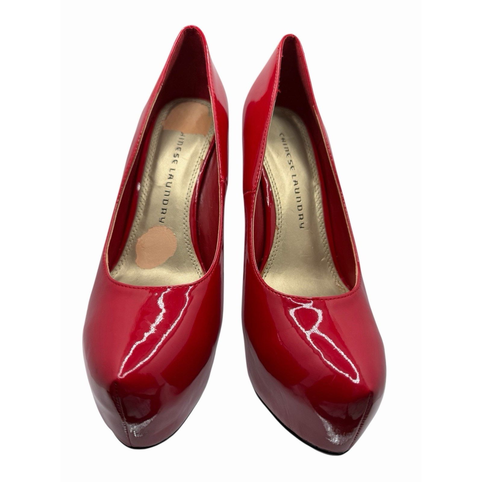 Chinese Laundry Chinese Laundry Red Patent Leather Platform Stiletto 8.5 Size US 8.5 / IT 38.5 - 5 Thumbnail