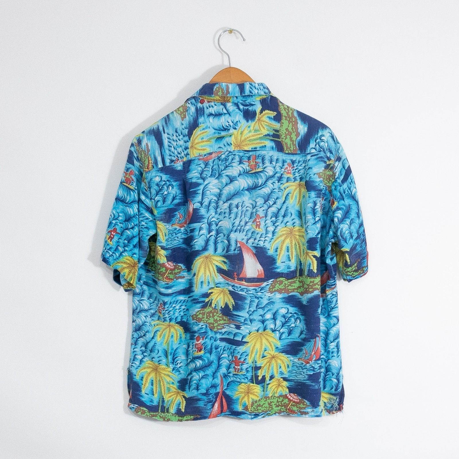 Vintage Vintage Hawaiian Floral Beach Surfing Button Up Shirt Large Size US L / EU 52-54 / 3 - 5 Thumbnail