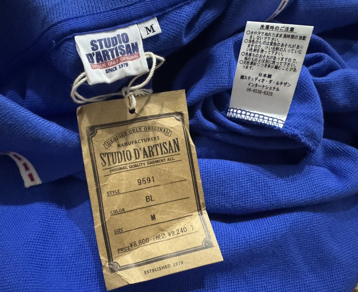 Studio D'Artisan Studio D’Artisan Ringer Blue New Old Stock With Tag Size US M / EU 48-50 / 2 - 6 Thumbnail