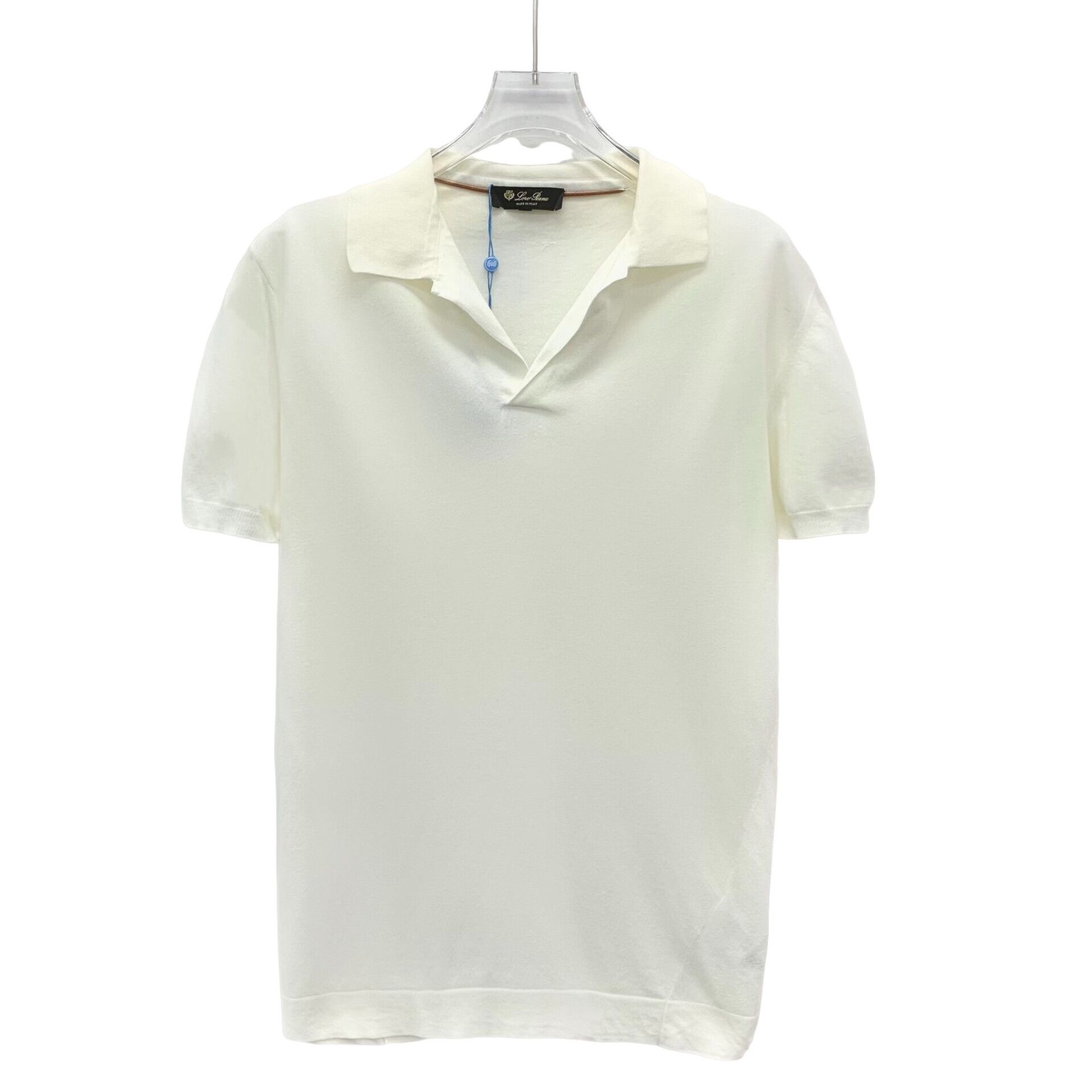 Loro Piana Loro Piana White Short Sleeve Polo Shirt | Grailed