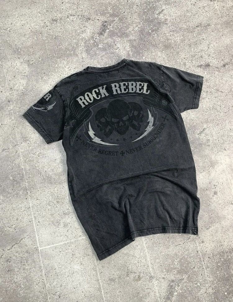 Affliction × Band Tees × Tapout Affliction Style Rock Rebel AOP Band Tee Size US M / EU 48-50 / 2 - 13 Thumbnail