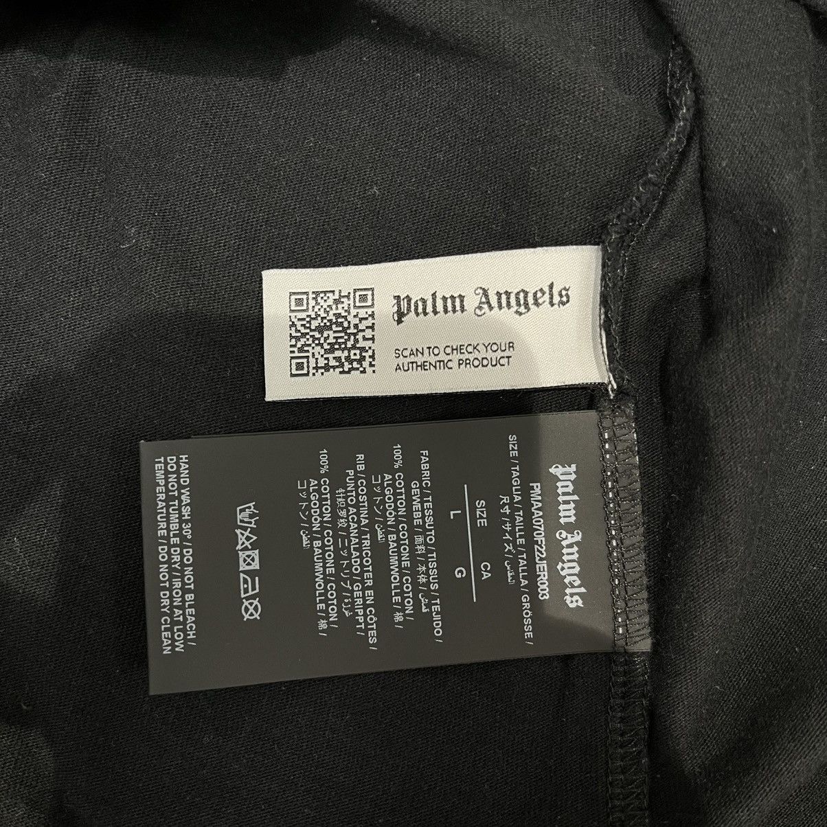 Palm Angels Palm Angels Logo Tee Black Size US L / EU 52-54 / 3 - 5 Thumbnail