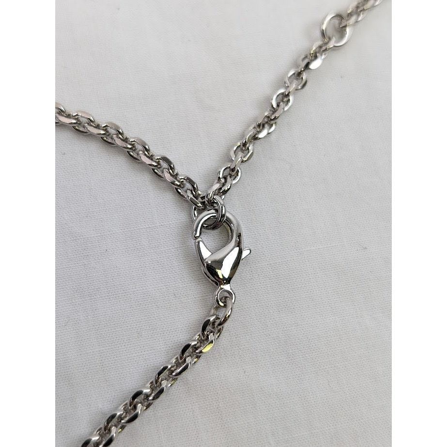 Balenciaga o1rshd1 Q:2 / Size: OS / Los Angeles Necklace in Silver Size ONE SIZE - 12 Thumbnail